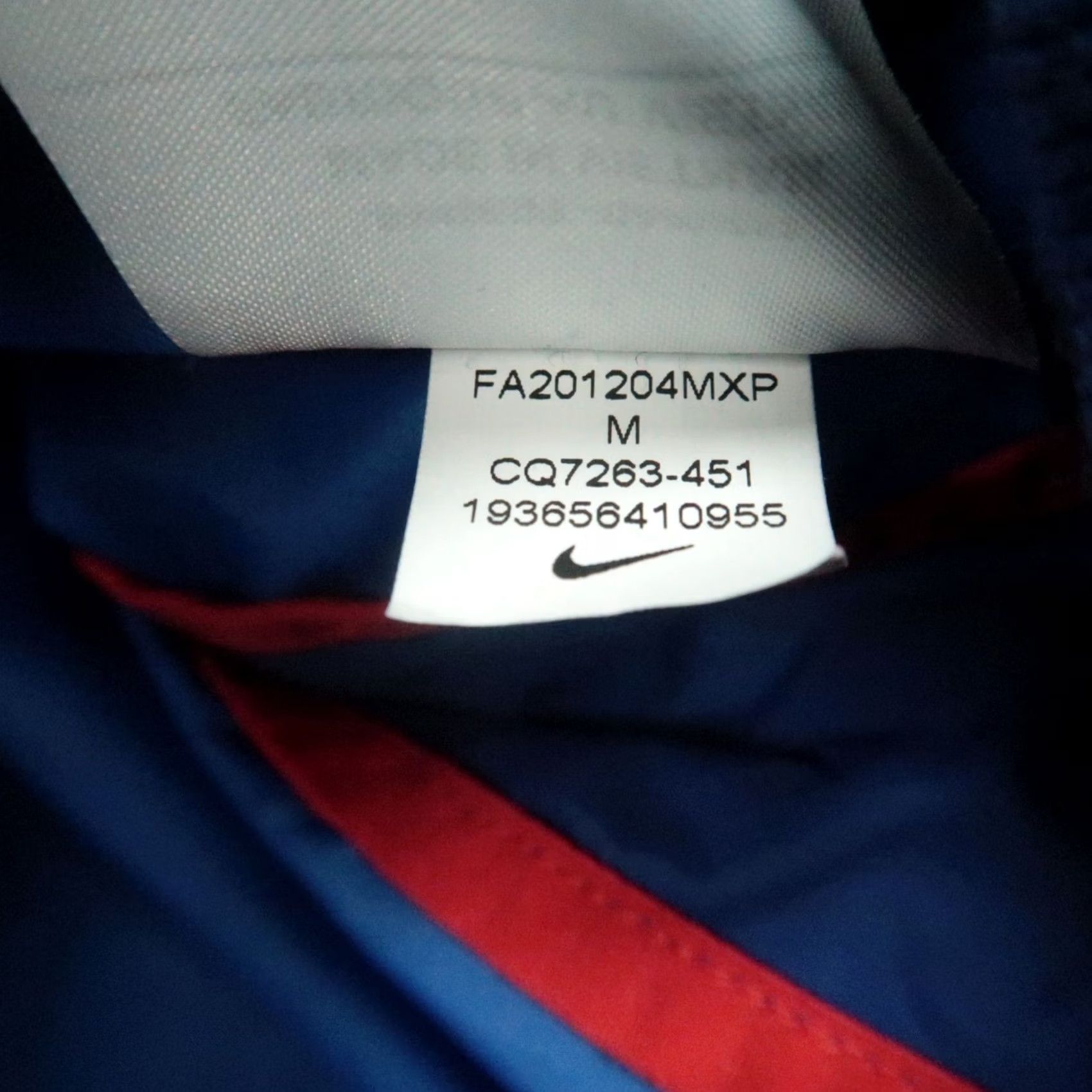 Nike Nike Windrunner Jacket Women M Blue Windbreaker Zip Hooded Sportwear Athletic Casual activewear Spring Winter Fall 90s? Size M / US 6-8 / IT 42-44 - 6 Thumbnail