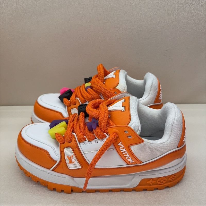Louis Vuitton Louis Vuitton Trainer Maxi Low-top Sneakers -2508 Size US 9.5 / EU 42-43 - 1 Thumbnail