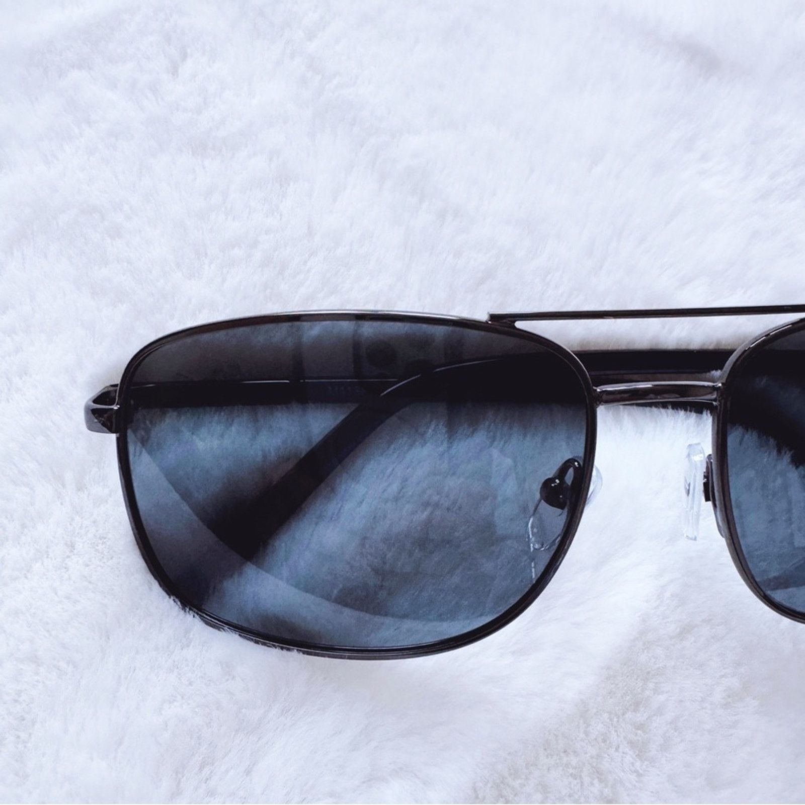 Other Troy Black w/ Black Rims Rectangular Polarized Sunglasses Size ONE SIZE - 3 Thumbnail
