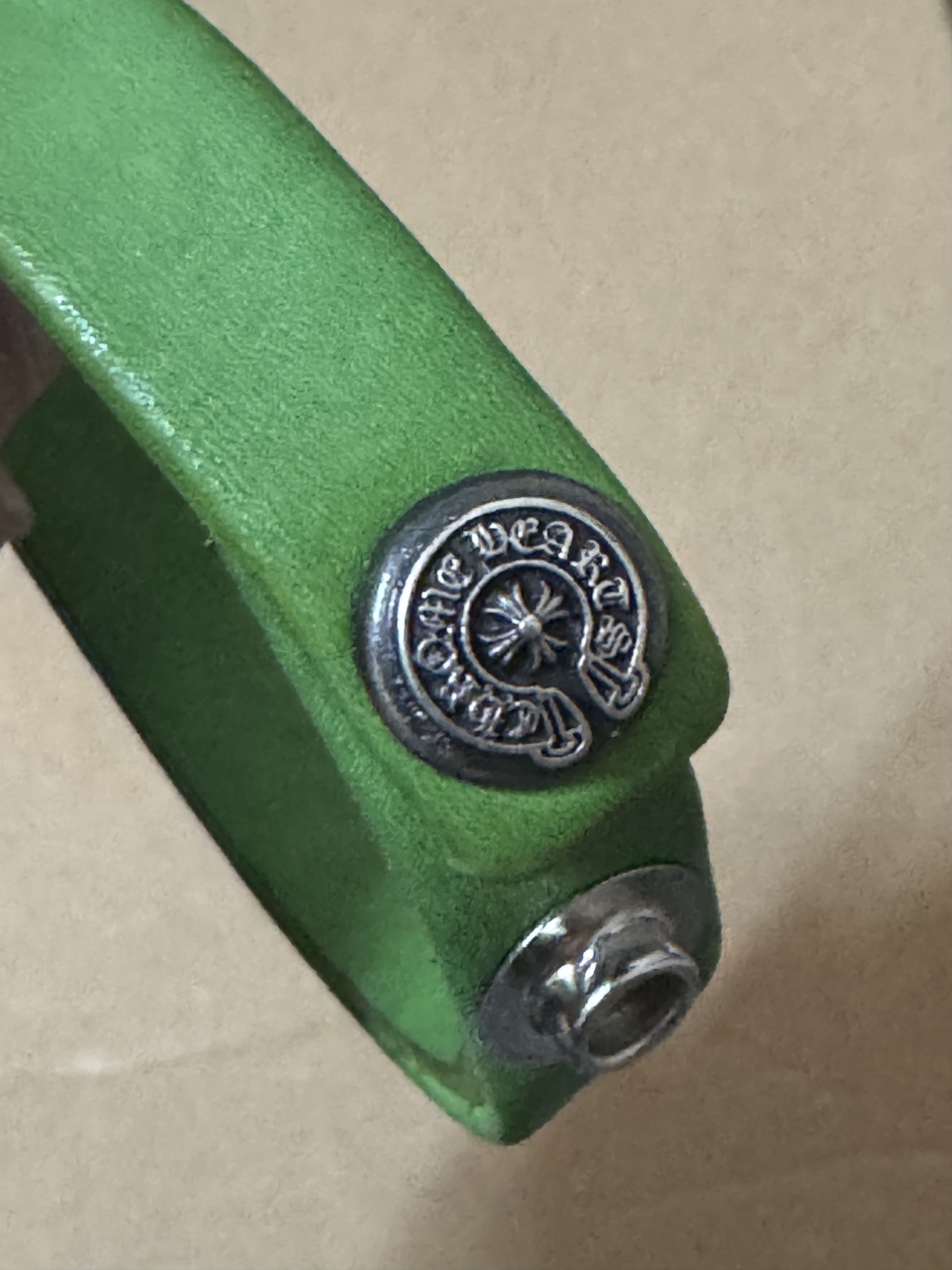 Chrome Hearts Chrome Hearts Spiked Leather Bracelet GZ11 Size ONE SIZE - 3 Thumbnail