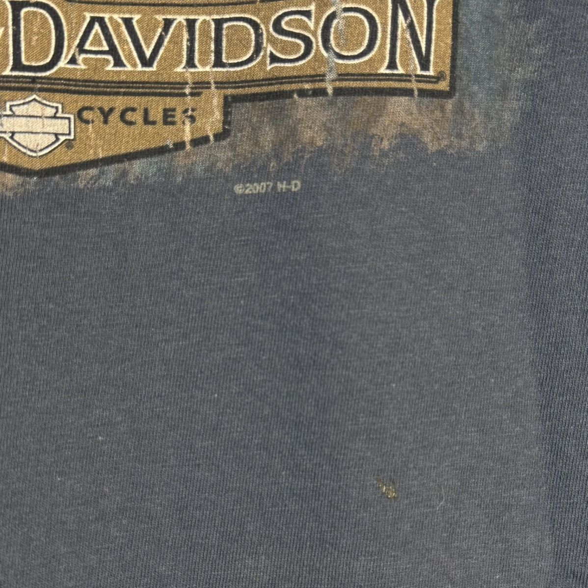 Harley Davidson Y2K Vintage 2007 Harley Davidson T-Shirt USA size M big logo Size US M / EU 48-50 / 2 - 8 Thumbnail
