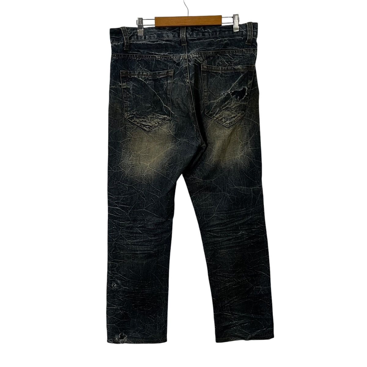 LOWBOX Vintage Lowbox Rare Faded Denim Jeans Size US 34 / EU 50 - 7 Thumbnail