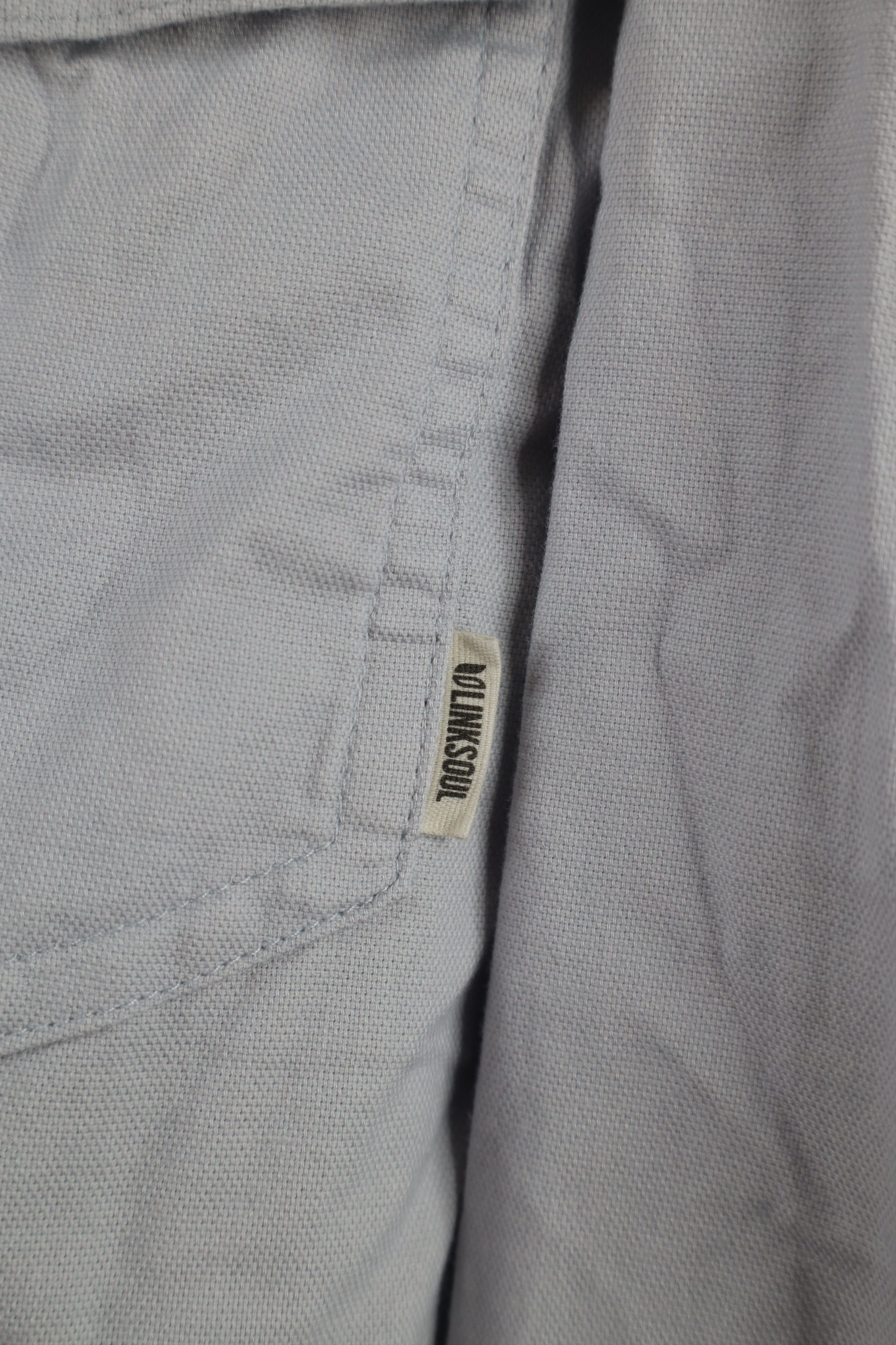 Vintage Linksoul Long Sleeve Oxford Collared Button Down Shirt Gray Size US XL / EU 56 / 4 - 4 Thumbnail