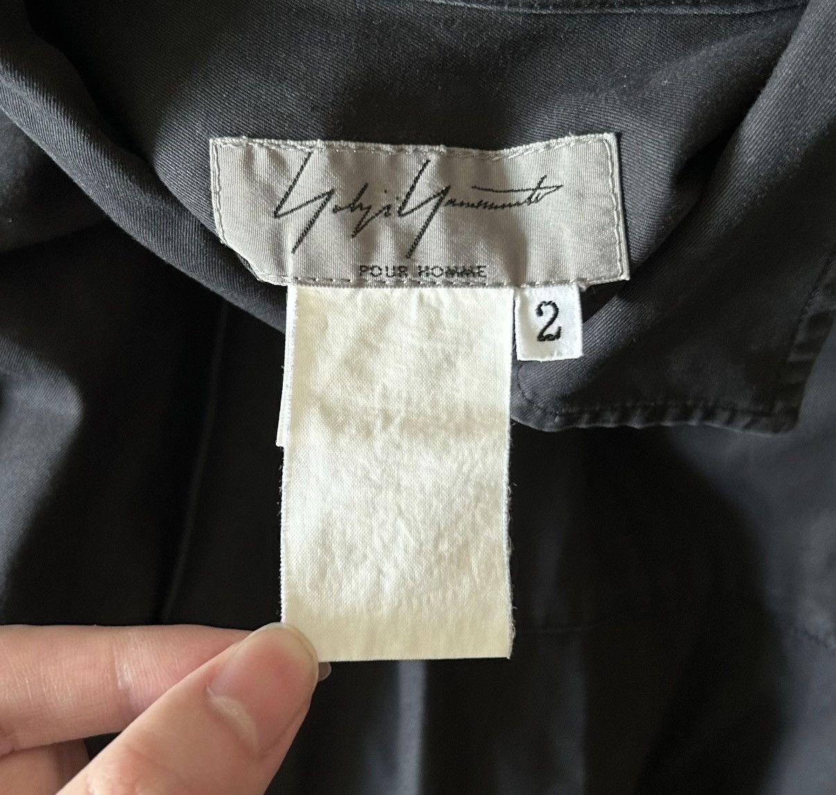 Yohji Yamamoto Yohji Yamamoto 08aw Century Leather Collar Shirt K4 Size US M / EU 48-50 / 2 - 4 Thumbnail