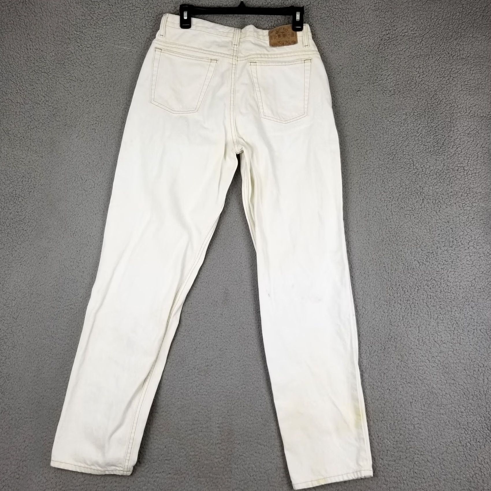 Vintage VINTAGE Britannia Jeans White Denim 31X32 Relaxed Fit Grunge 1995 Mens Jeans White 90s Grunge Britannia Size US 30 / EU 46 - 6 Thumbnail