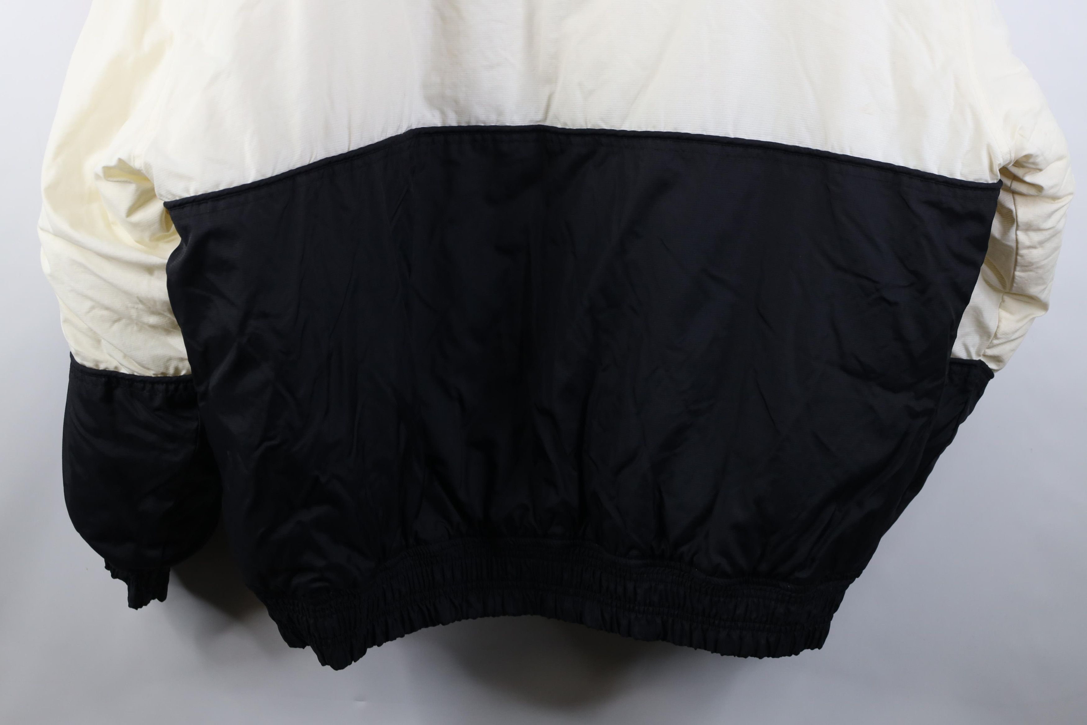 Starter Vintage 90s Starter Raiders Hooded Puffer Jacket Black Size US XL / EU 56 / 4 - 19 Thumbnail