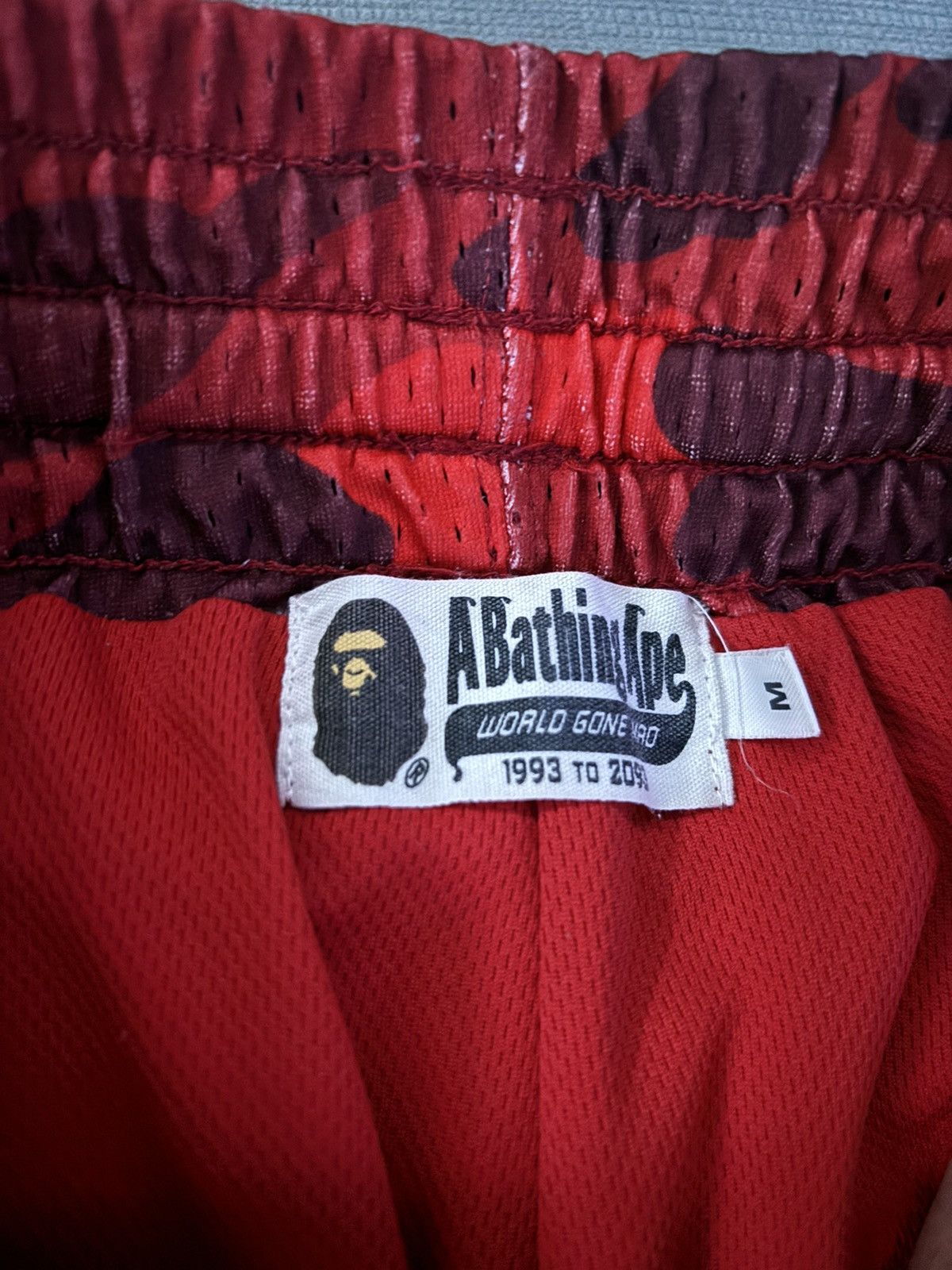 Bape Red Camo Bape Shorts Size US 32 / EU 48 - 3 Thumbnail