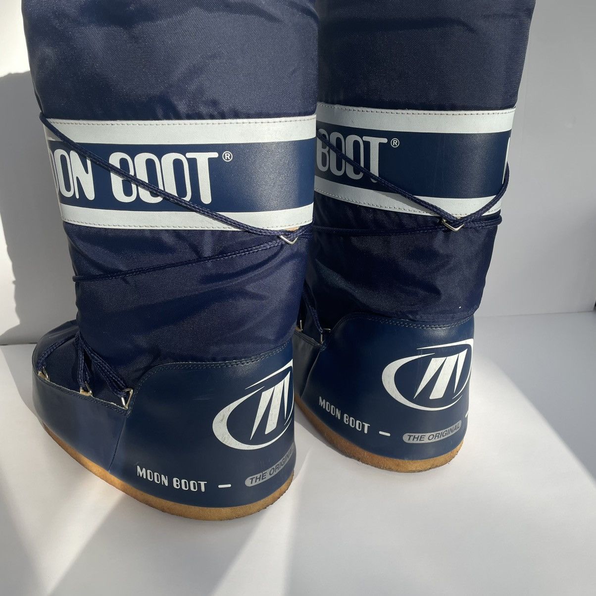 Moon Boot Navy Tall Nylon Moon Boots Size US 10 / EU 43 - 2 Thumbnail