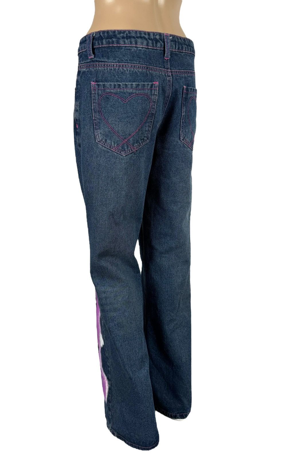 Jaded London Jaded London Stright Jeans Baby Girl Graffiti Printed Size 30" / US 8 / IT 44 - 5 Thumbnail