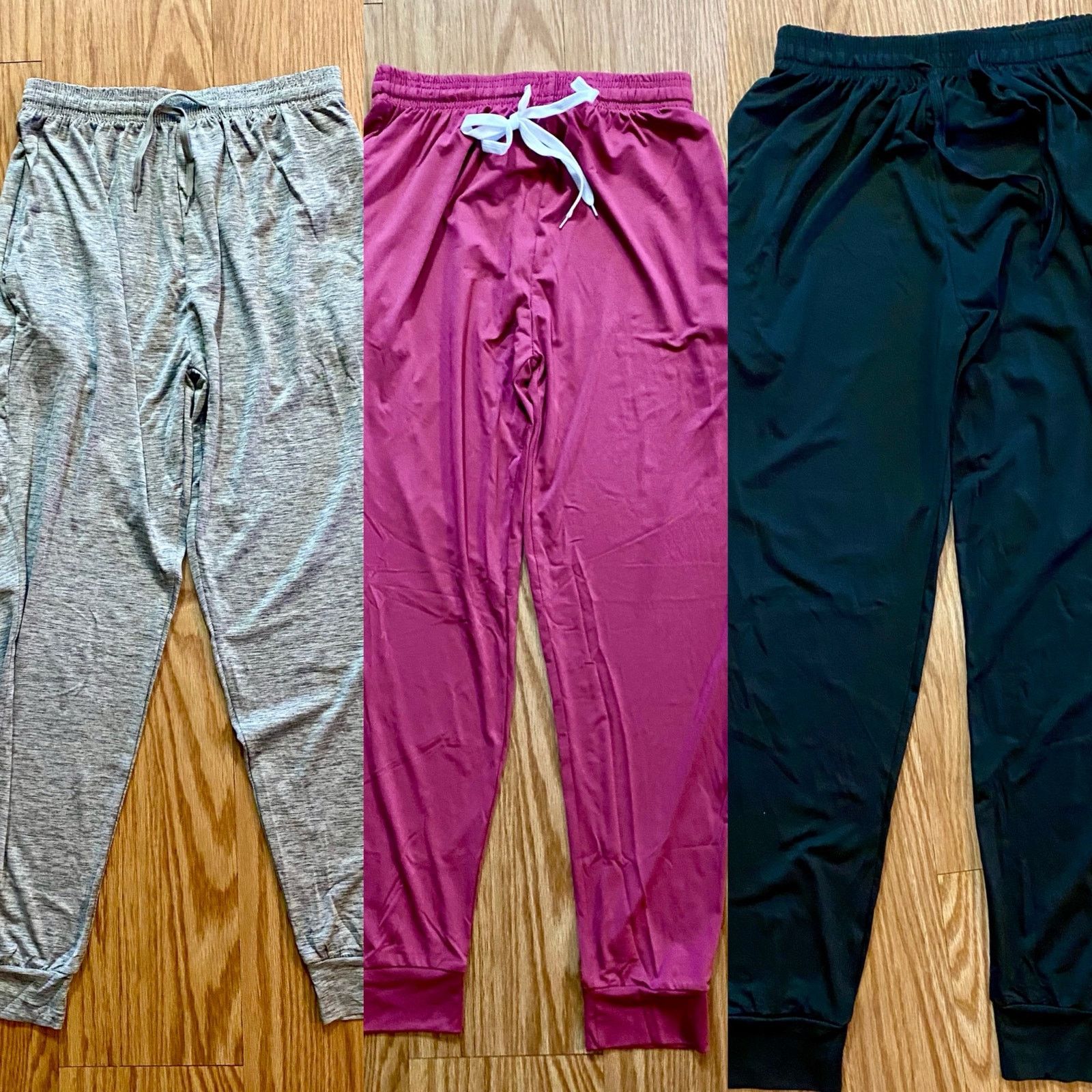 Other Real Essentials Pink Black Gray Joggers Bundle Womens Small Size 27" / US 4 / IT 40 - 17 Thumbnail