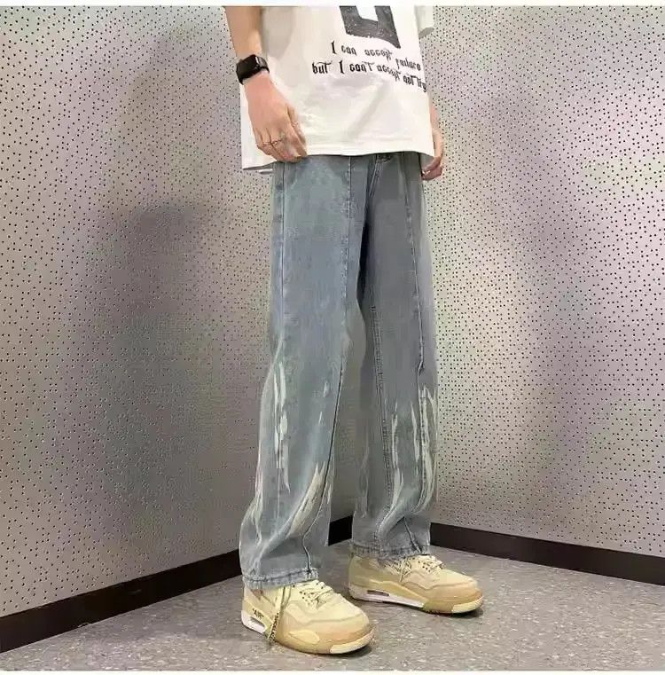 Japanese Brand Retro casual tie dyed jeans Size US 30 / EU 46 - 1 Thumbnail