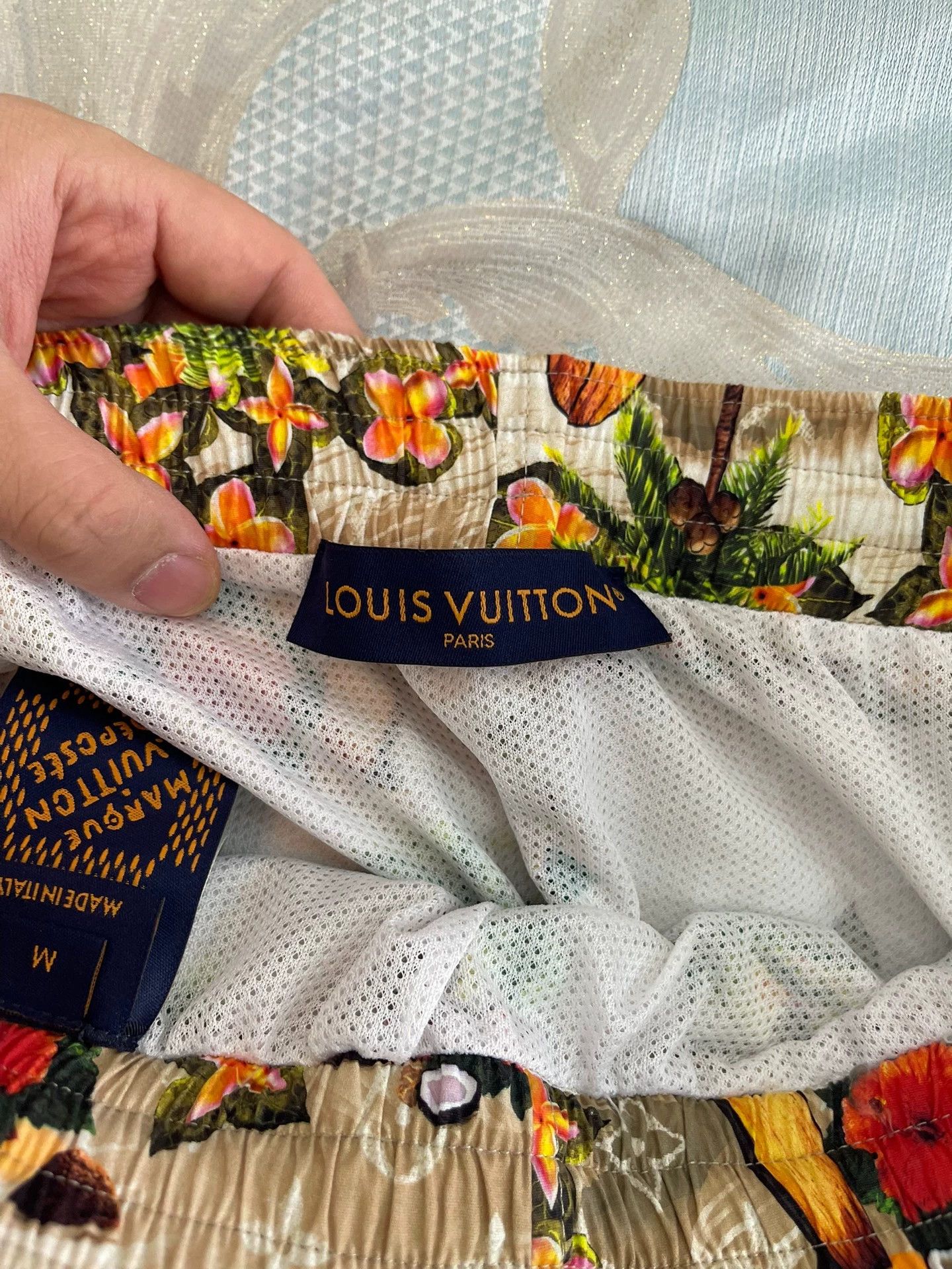 Louis Vuitton LV Full Logo Monogram Tropical M Summer Short Size US 32 / EU 48 - 4 Thumbnail