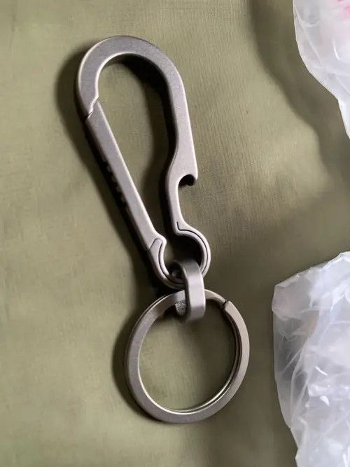 VIBE 8cm Titanium Alloy Street Bottle Opener Carabiner Size ONE SIZE - 1 Thumbnail