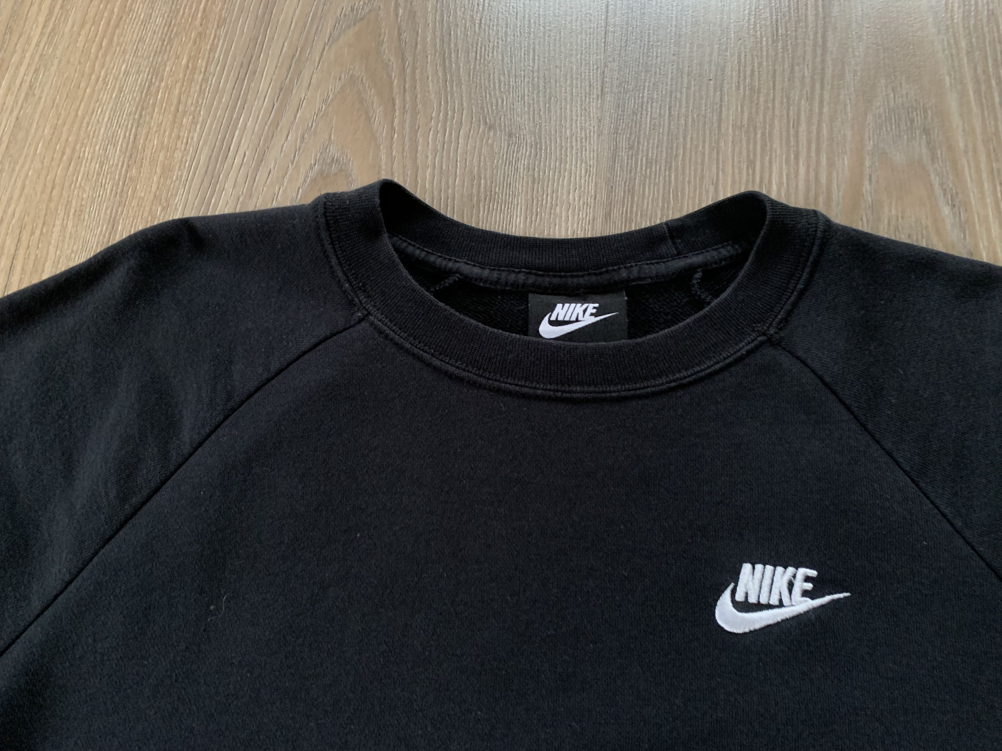 Nike Nike Black Cotton Sweatshirt Size US S / EU 44-46 / 1 - 5 Thumbnail