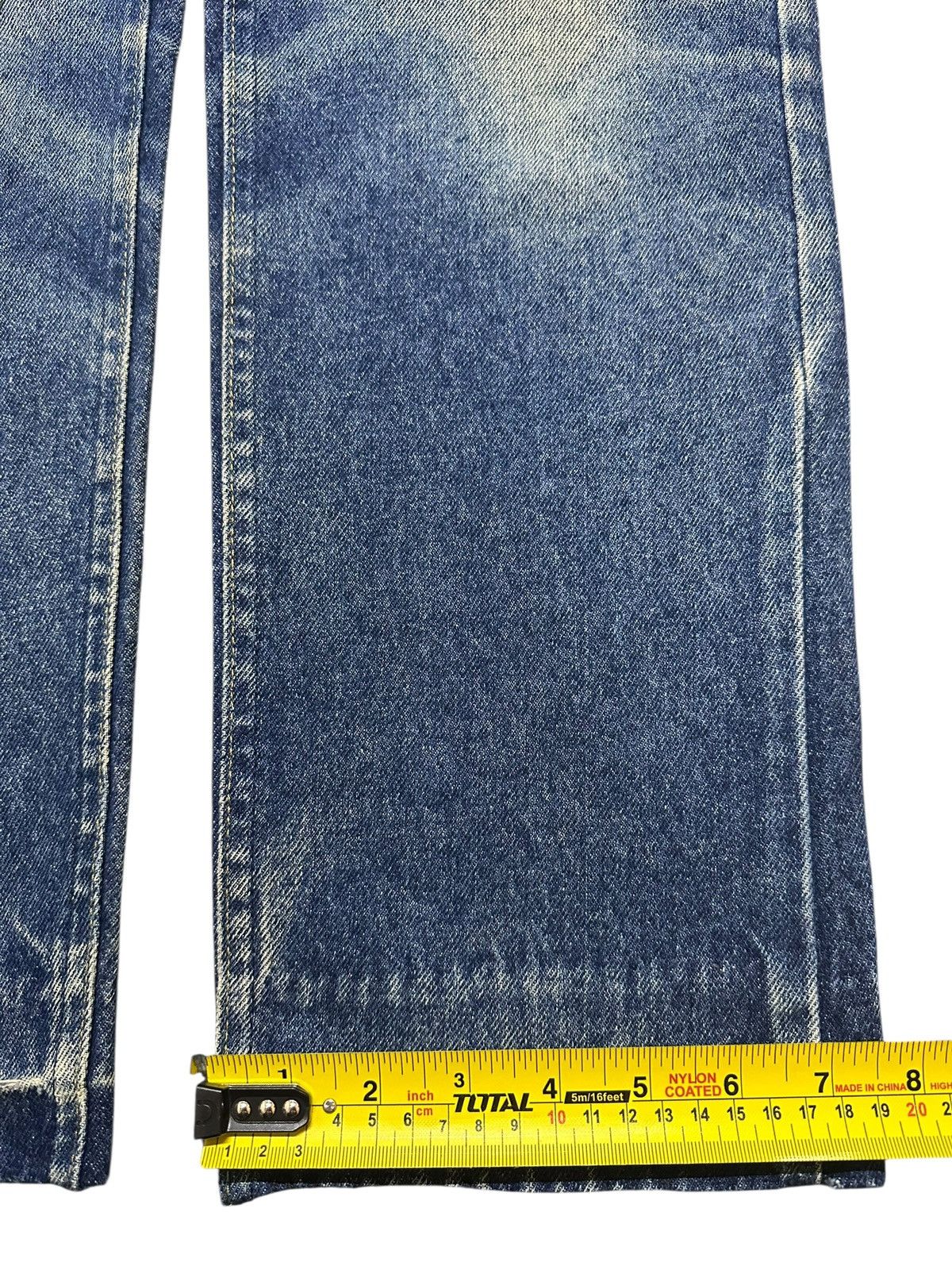 Lee Vintage 90s Lee Mud Wash Faded Whiskers Distress Style Jeans Size US 28 / EU 44 - 17 Thumbnail