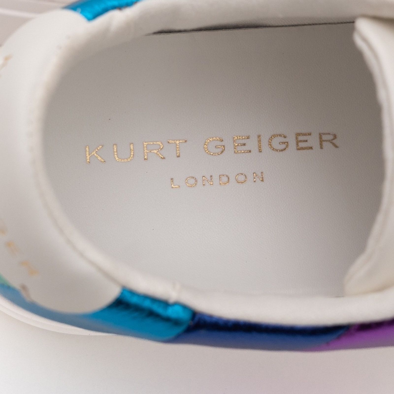 Kurt Geiger KURT GEIGER LONDON Women's Lane Stripe Low-Top Sneakers Size US 7.5 / IT 37.5 - 15 Thumbnail