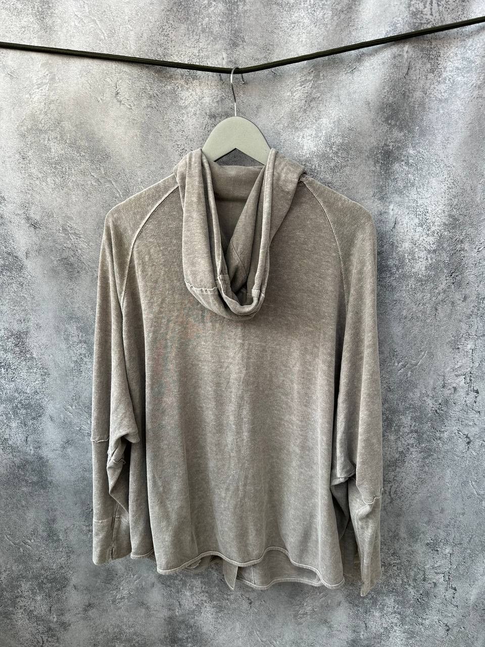 OSKA Oska Avant-Garde Linen Blend Cardigan Hooded Jacket Size XL / US 12-14 / IT 48-50 - 3 Thumbnail