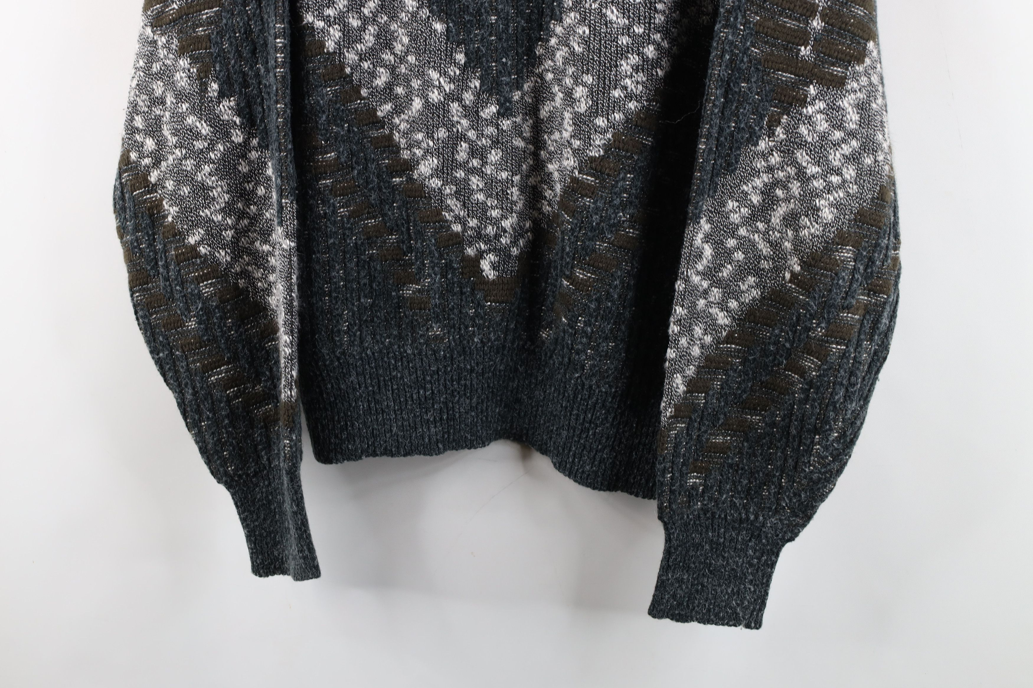 Vintage Vintage 90s Streetwear Ribbed Knit Crewneck Sweater Size XL / US 12-14 / IT 48-50 - 3 Thumbnail