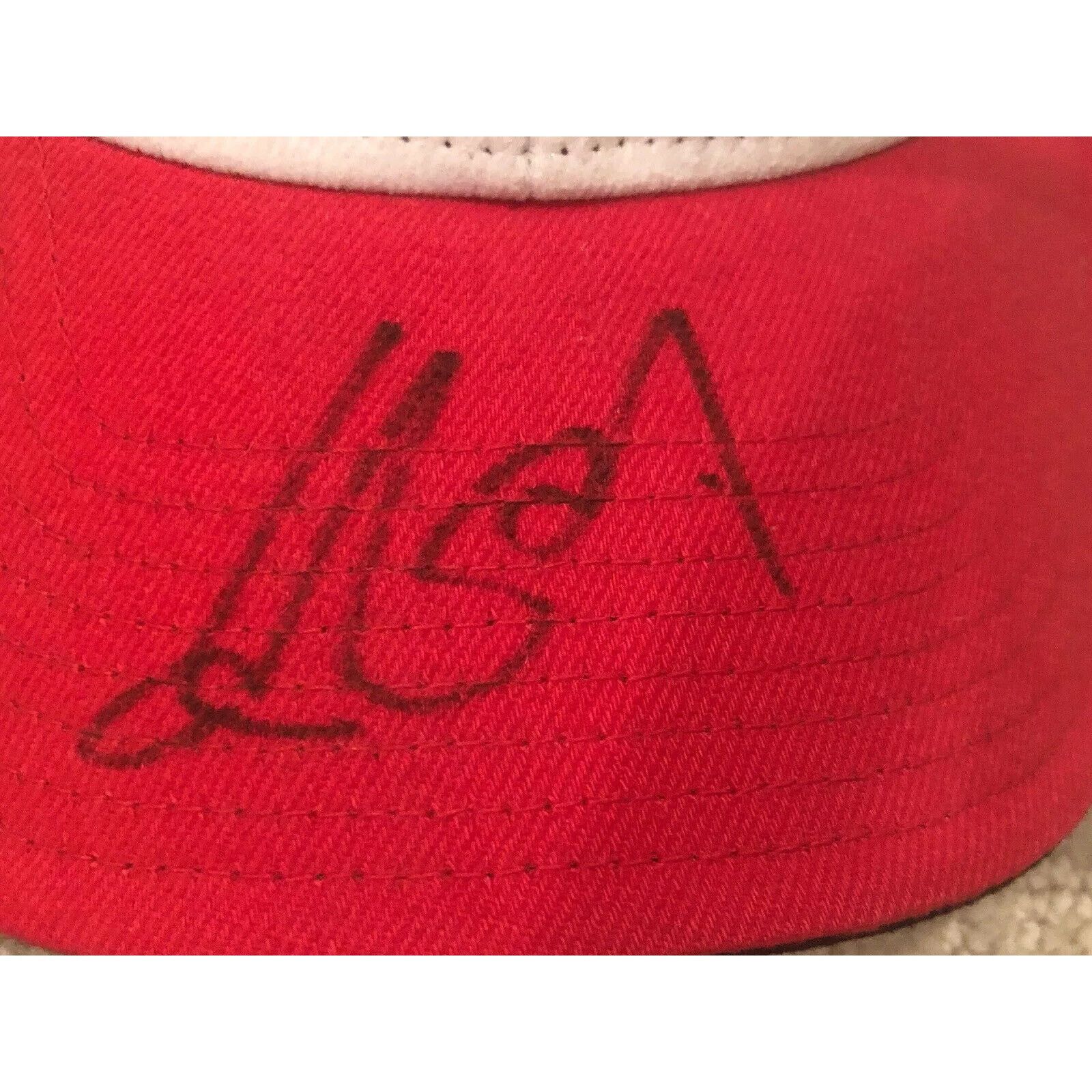 Reebok Yao Ming Signed Reebook 2006 Houston NBA All Star Hat PSA Size ONE SIZE - 6 Thumbnail