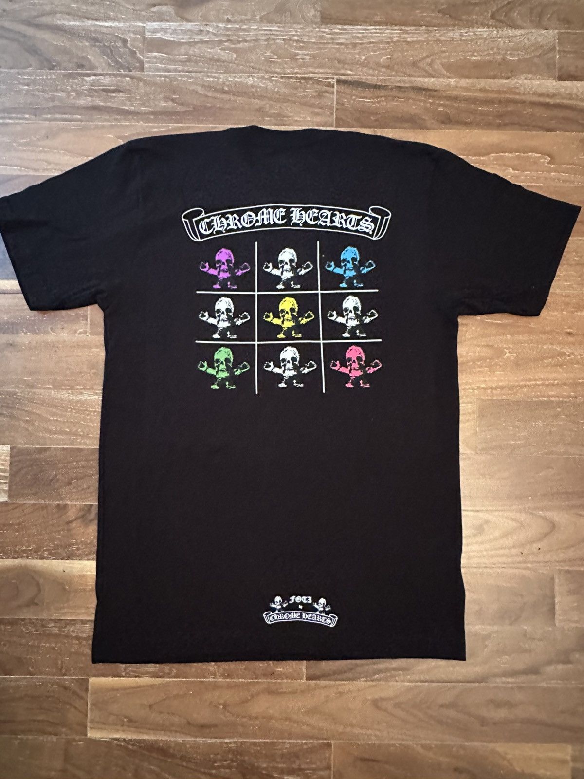 90s CHROME HEARTS Foti VINTAGE USA製 表記L Chrome Hearts Chrome Hearts FOTI Rainbow T-Shirt L | Grailed