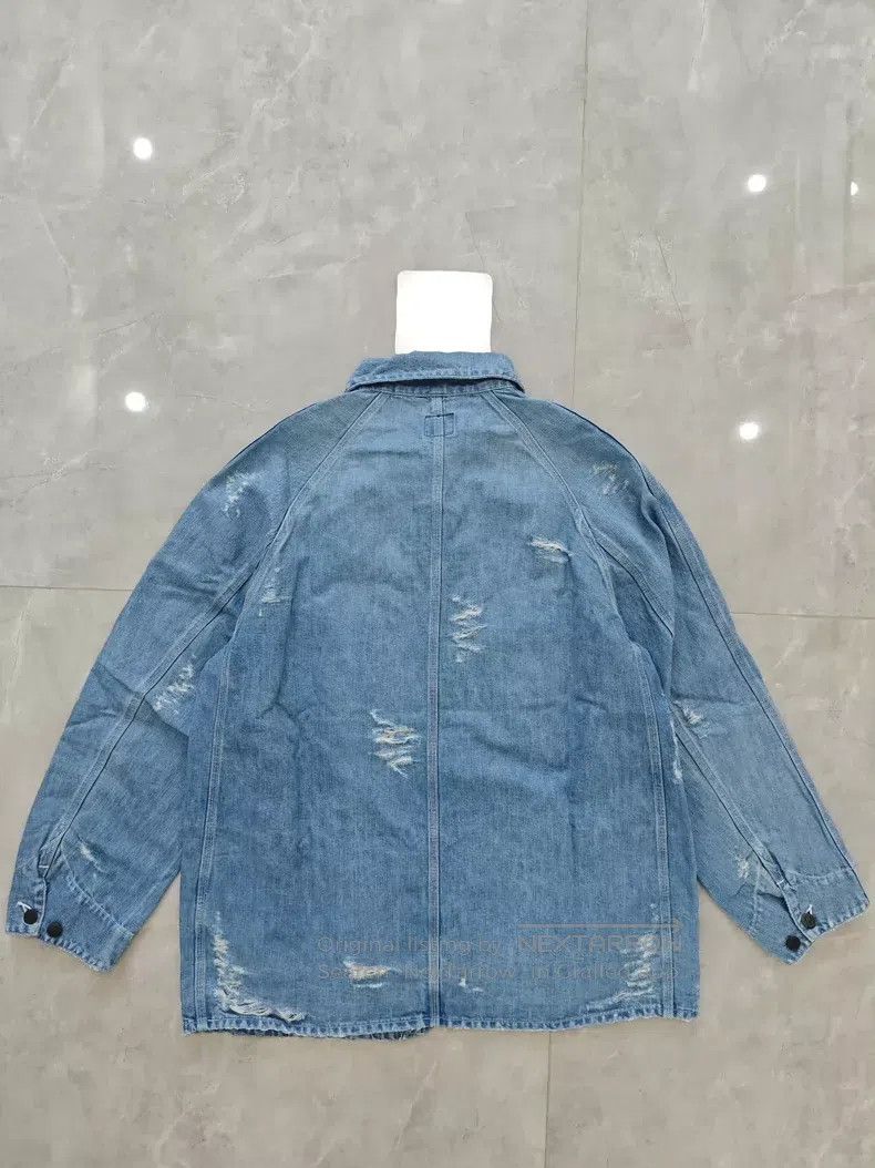 Needles Needles Embroidered single row long sleeve denim jacket Size US L / EU 52-54 / 3 - 2 Thumbnail