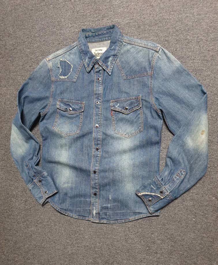 JACKROSE Jack Rose distressed western Japanese shirt Size US M / EU 48-50 / 2 - 7 Thumbnail