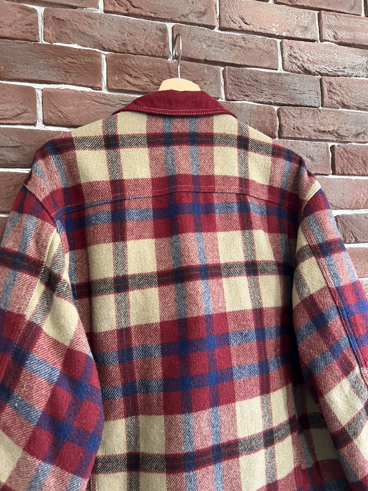 Flannel × Japanese Brand × Vintage VINTAGE Wool FLANNEL JACKET TARTAN BAYLEAF AMERICAN 54 Size US L / EU 52-54 / 3 - 5 Thumbnail