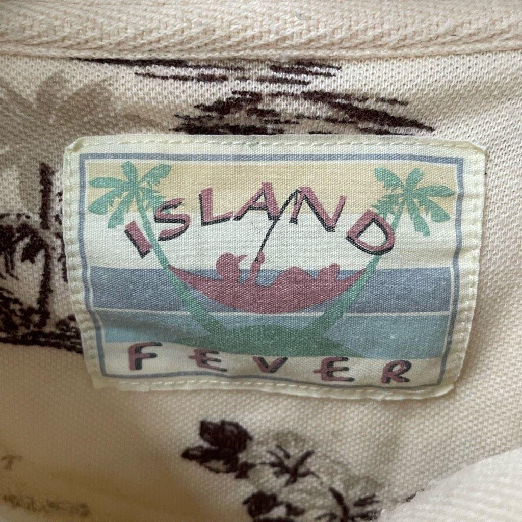 Vintage Vintage 90s Island Fever Hawaiian Islands Novelty Print Polo Size US L / EU 52-54 / 3 - 6 Thumbnail