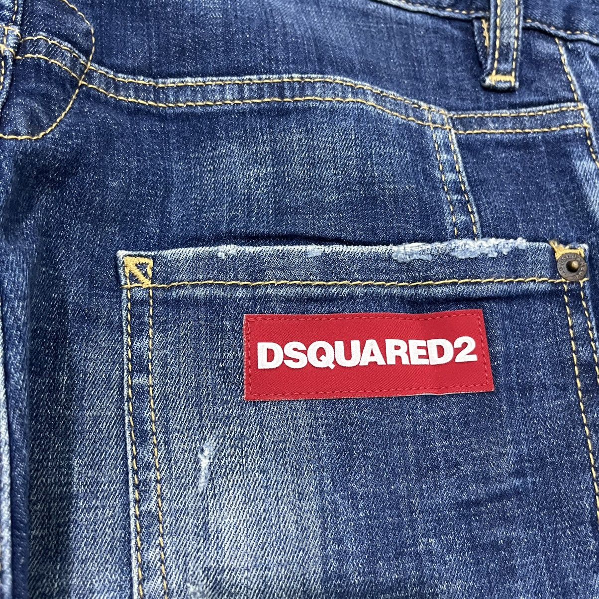 Dsquared2 VINTAGE Dsquared2 Distressed Ripped Denim Pant Stretch Size US 31 - 7 Thumbnail