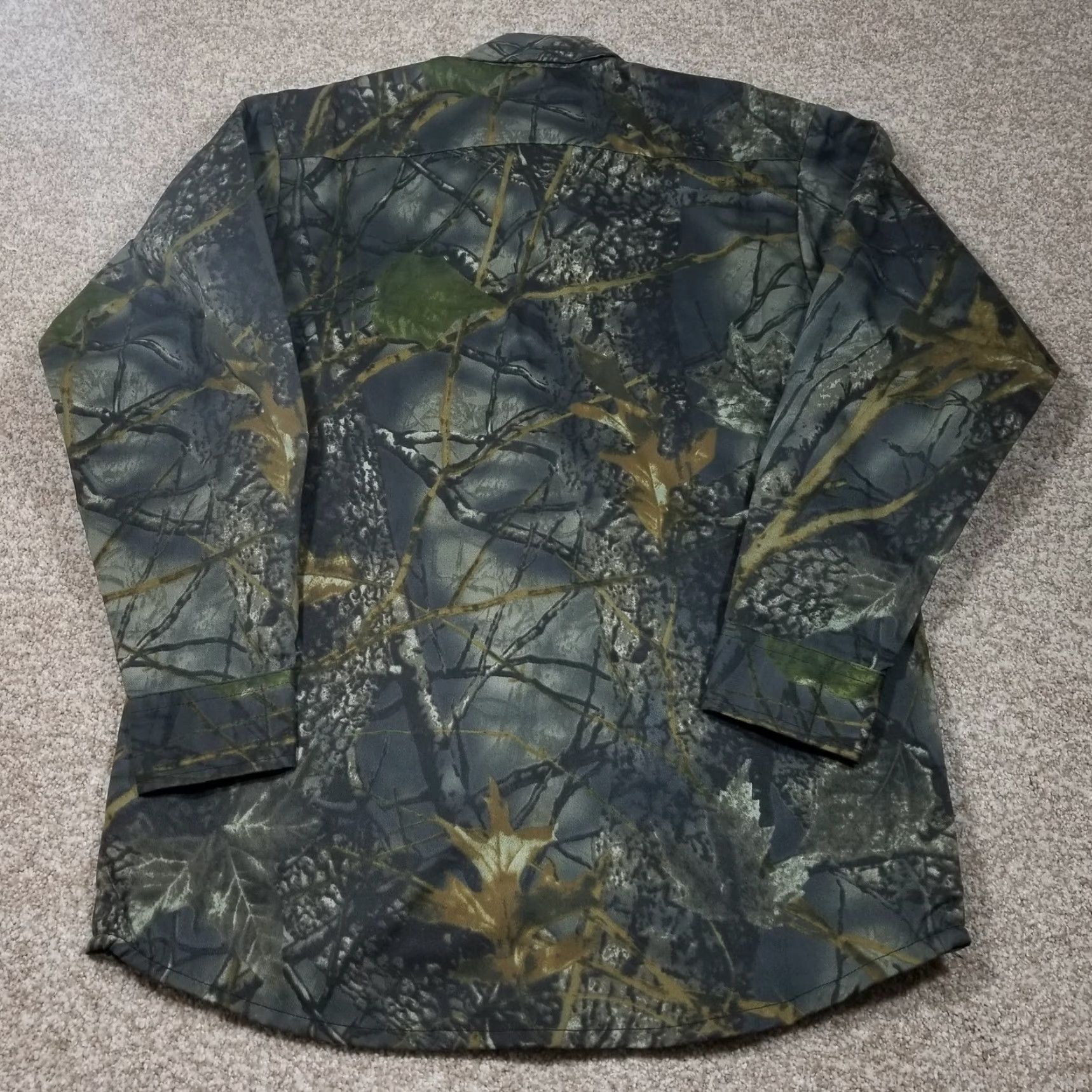 Element WFS Shirt Mens Small Green Camouflage Long Sleeve Element Gear Outdoors Casual Size US M / EU 48-50 / 2 - 4 Thumbnail