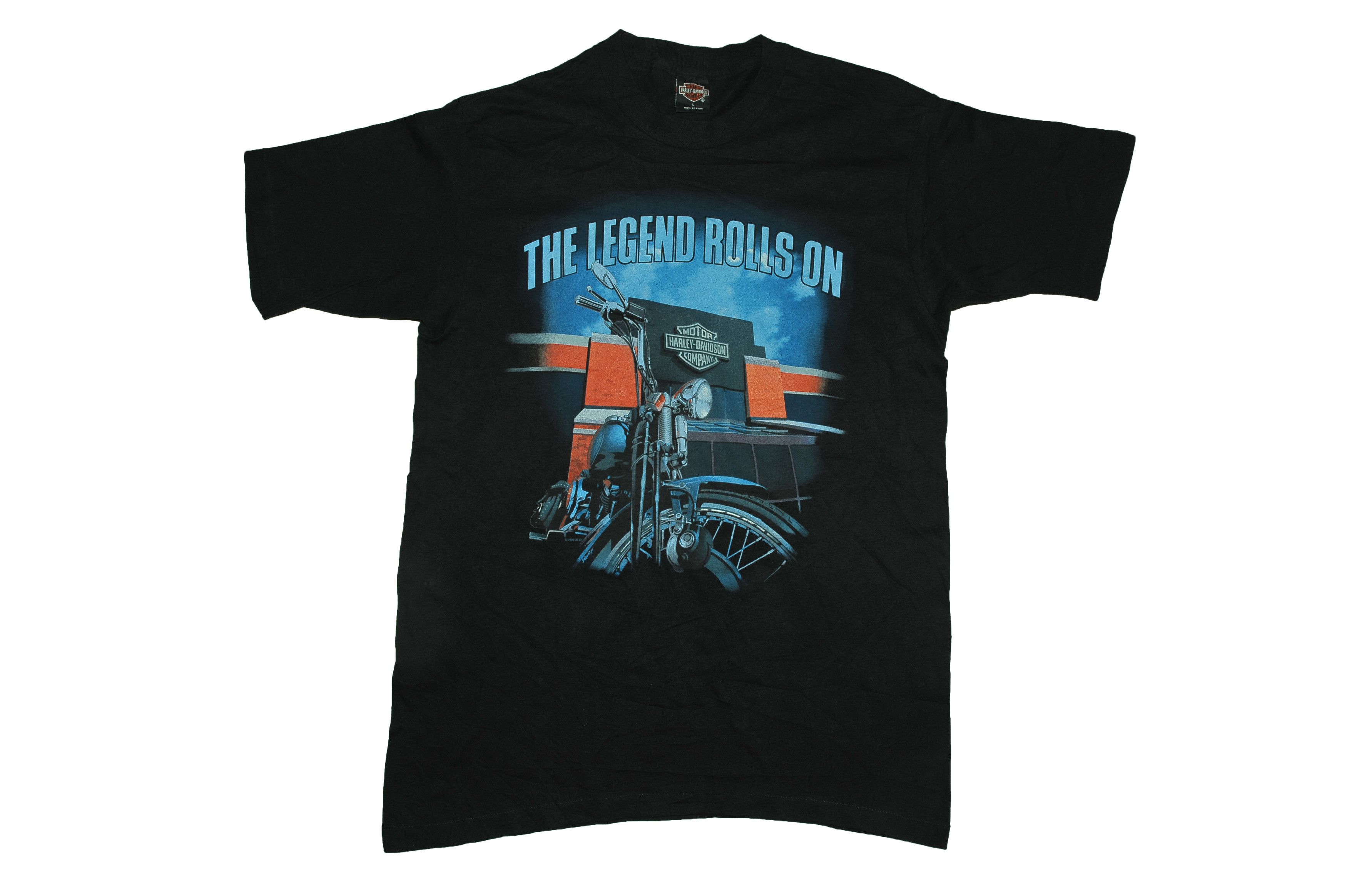 Harley Davidson Vintage 1996 Harley Davidson Engine Plant Tour T-Shirt Size US L / EU 52-54 / 3 - 1 Thumbnail