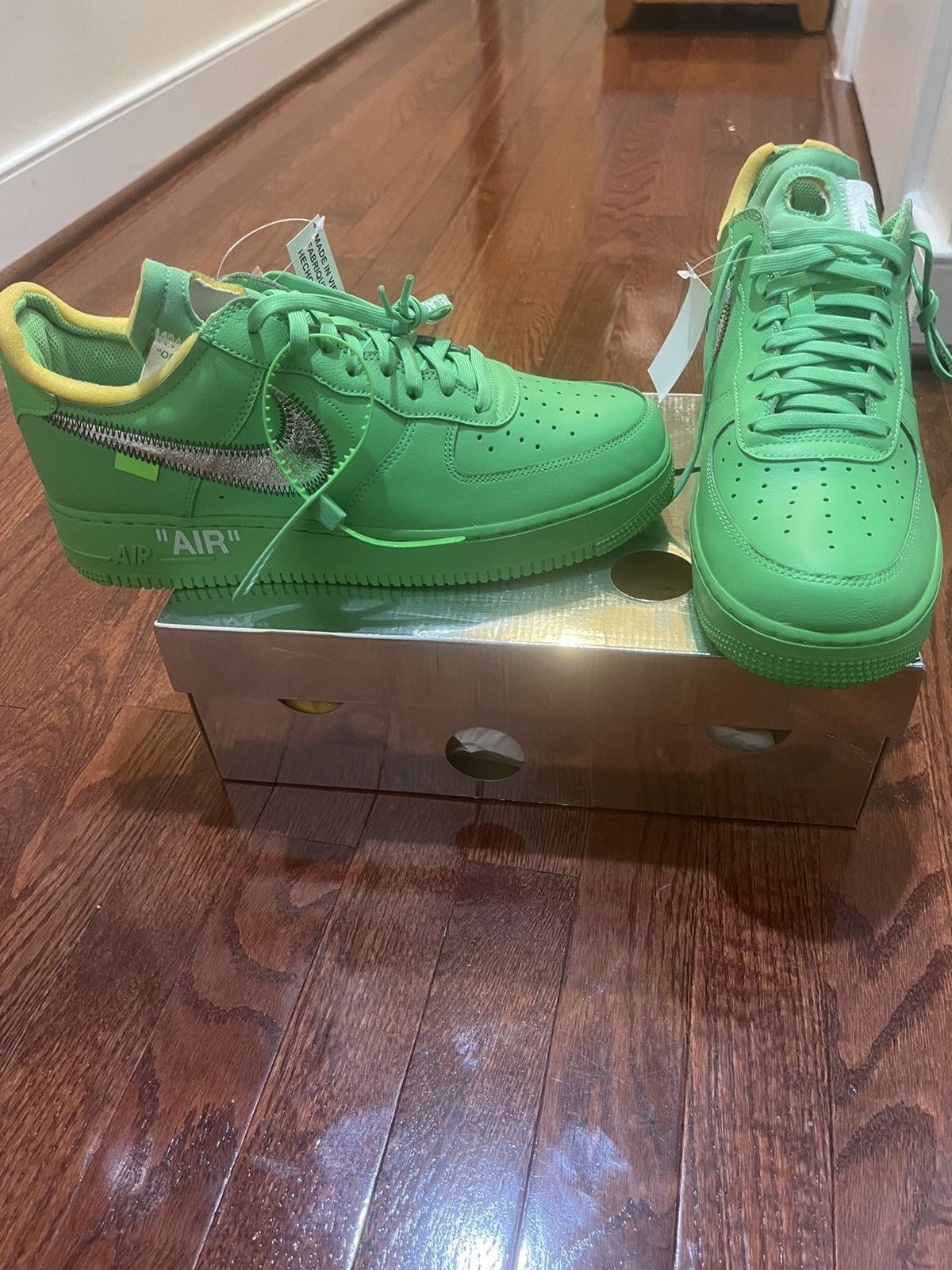 Off-White Nike X OffWhite Air Force One Brooklyn Size US 11 / EU 44 - 7 Thumbnail