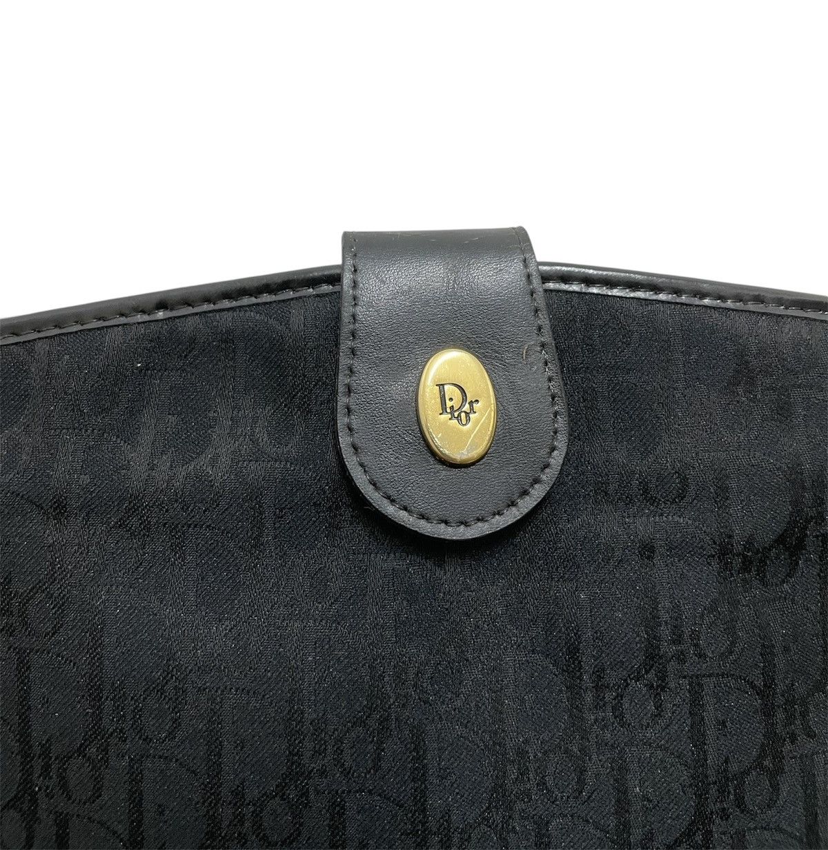 Christian Dior Monsieur Authentic 90s ChristianDior Black Oblique Trotter Canvas Bag Size ONE SIZE - 6 Thumbnail