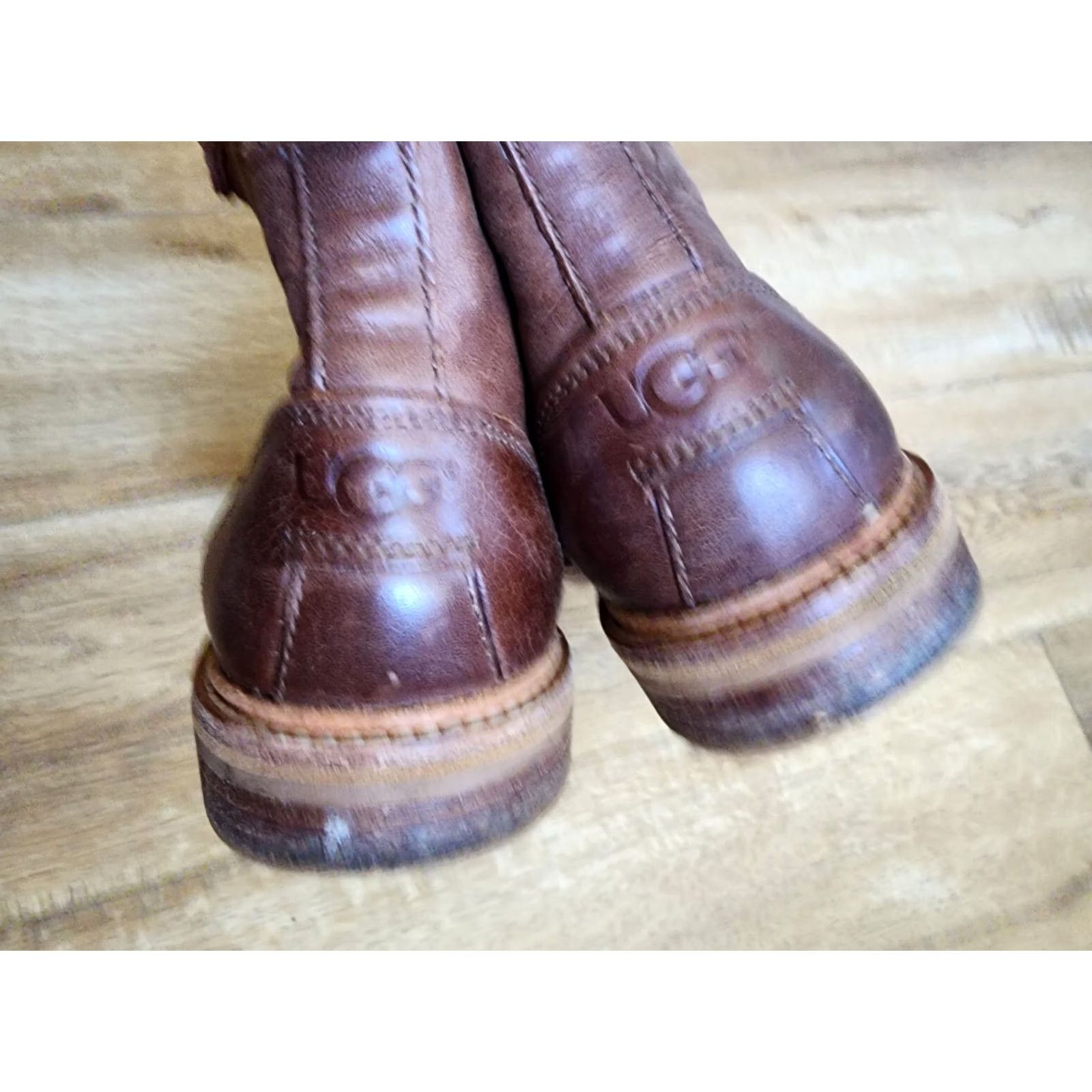 Ugg UGG Leif Chelsea Ankle Boot Men Leather Tan Brown Size 8 Boots Size US 7 / EU 40 - 4 Thumbnail
