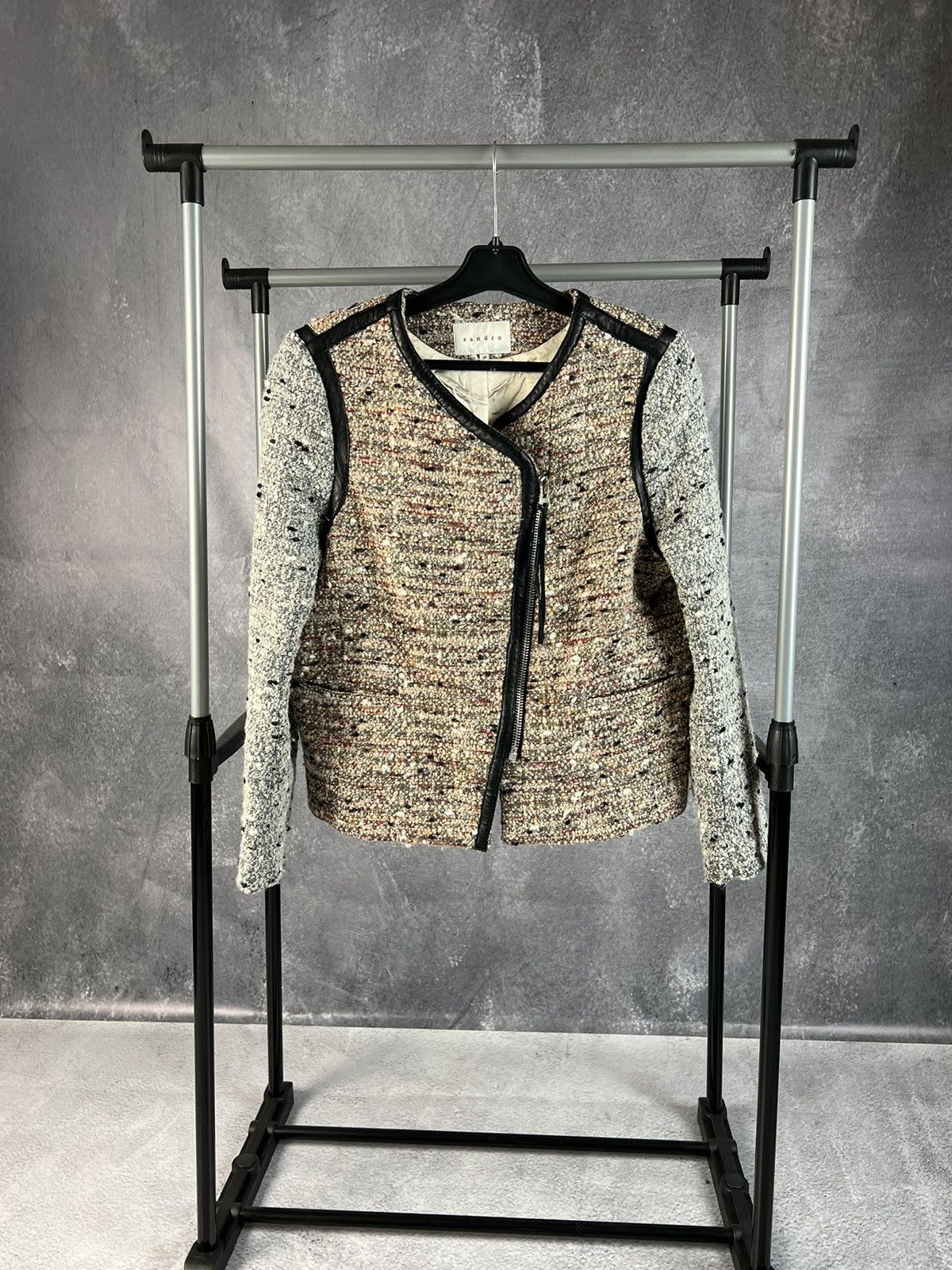 Designer × Sandro Sandro Paris full zip knitted jacket Size S / US 4 / IT 40 - 1 Thumbnail