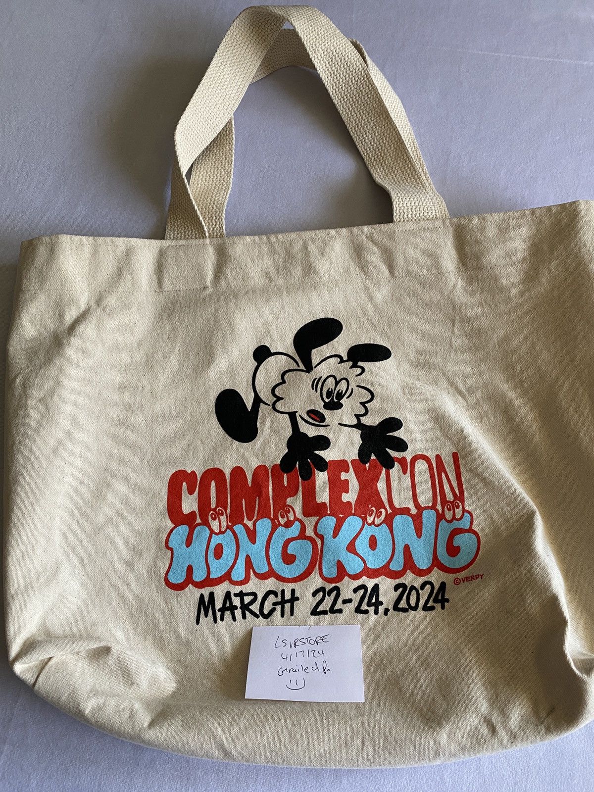 ComplexCon Complexcon 2024 Exclusive Hong Kong Verdy Limited Tote ...