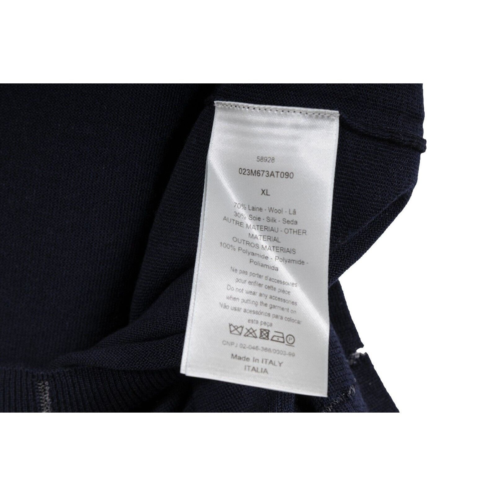 Daniel Arsham × Dior Arsham Logo Short Sleeve Sweater Pullover Wool Silk Size US XL / EU 56 / 4 - 10 Thumbnail