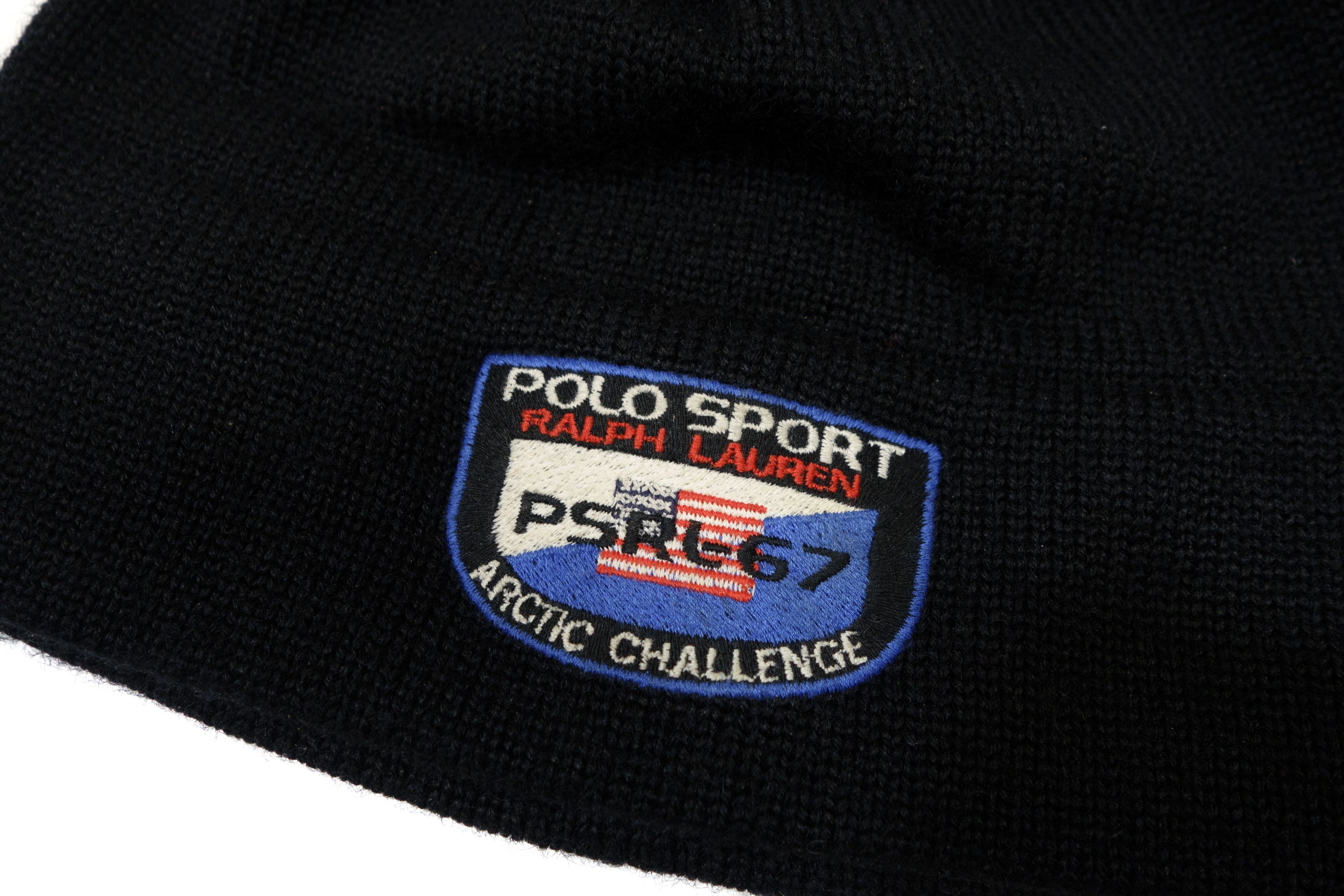 Polo Ralph Lauren 90s Polo Sport PSRL-67 Arctic Challenge Tassels Wool Blend Size ONE SIZE - 3 Thumbnail