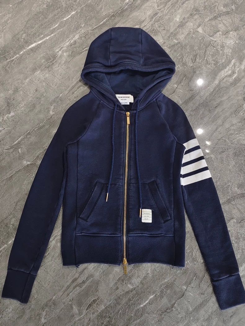Thom Browne Thom Browne Tie-down hoodie jacket Size US S / EU 44-46 / 1 - 1 Thumbnail