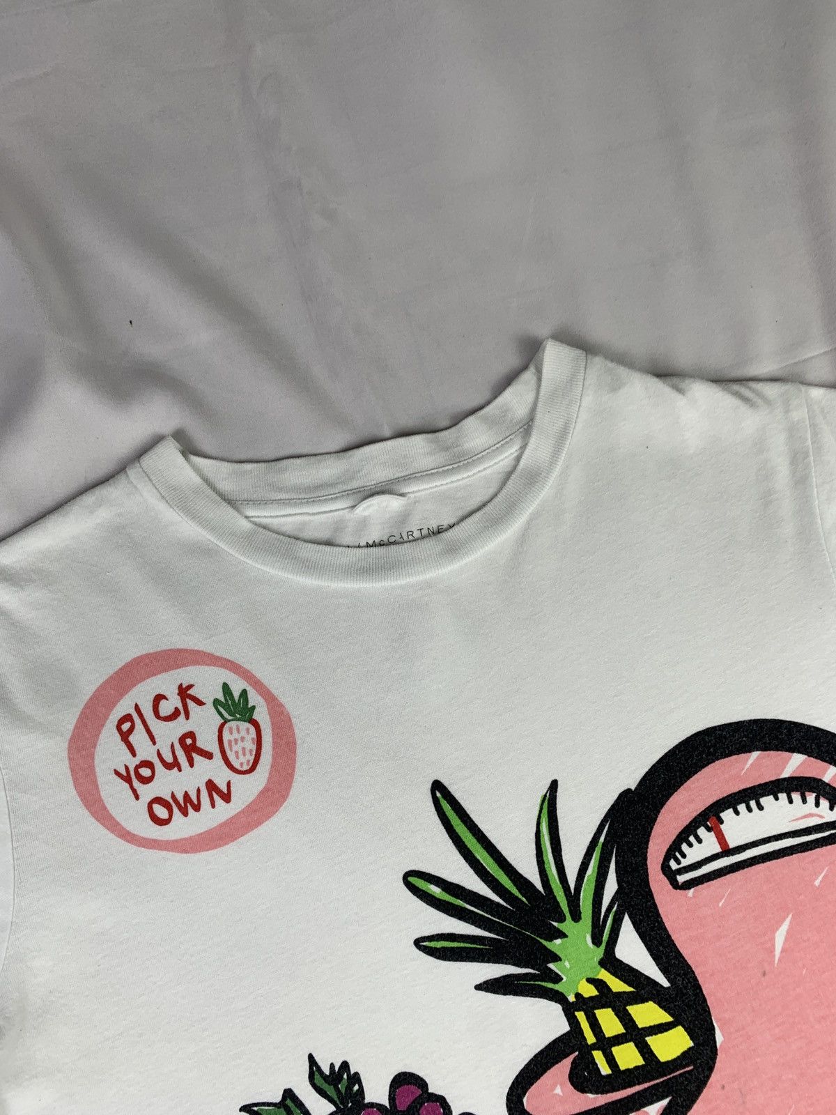 Stella McCartney Stella McCartney Designer Fruit Shop Cartoon Long Baby Tee Size S / US 4 / IT 40 - 5 Thumbnail