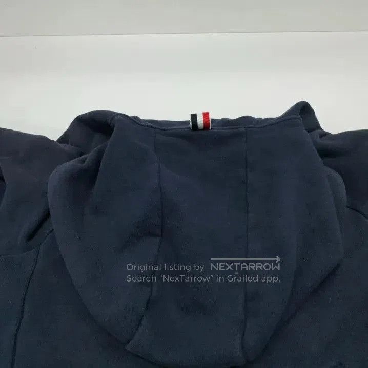 Thom Browne Thom Browne Classic Stripe Hooded Sweatshirt. Size US M / EU 48-50 / 2 - 2 Thumbnail