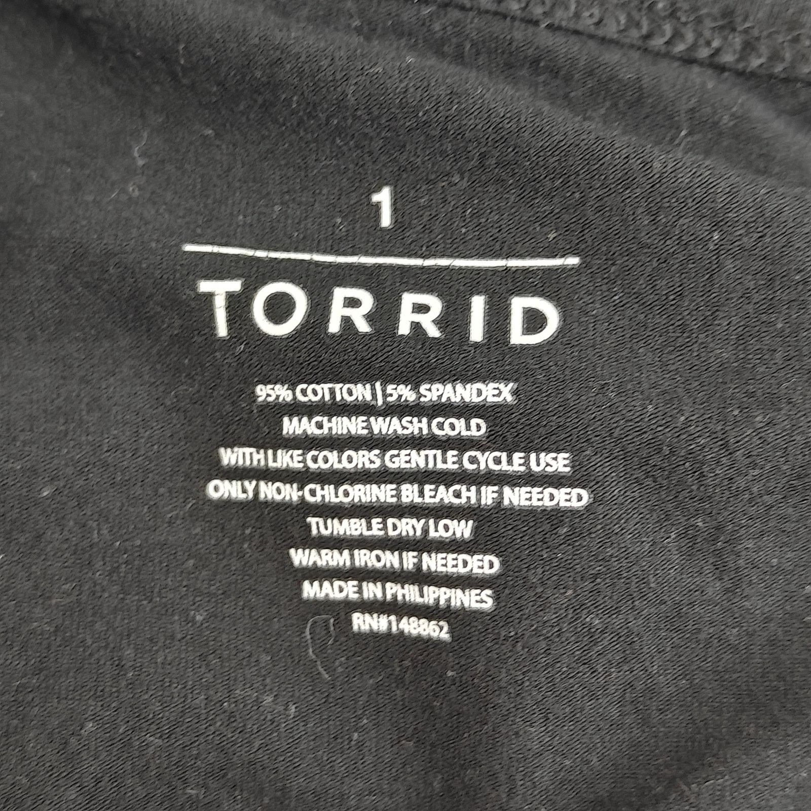 Torrid Torrid Foxy Cami Solid Black Womens Plus Size 1X Size XL / US 12-14 / IT 48-50 - 3 Thumbnail