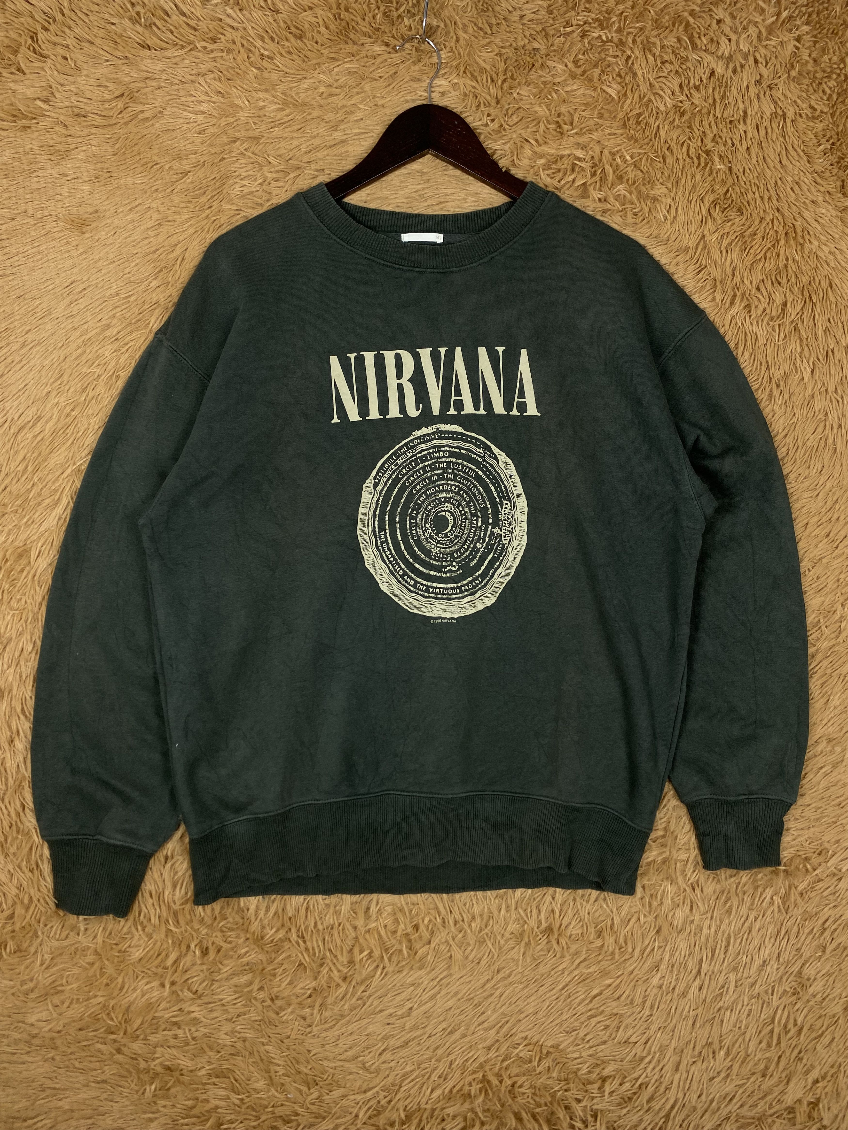 Nirvana Vintage Nirvana Band Tees Sweatshirts PS0316 Size US M / EU 48-50 / 2 - 1 Thumbnail