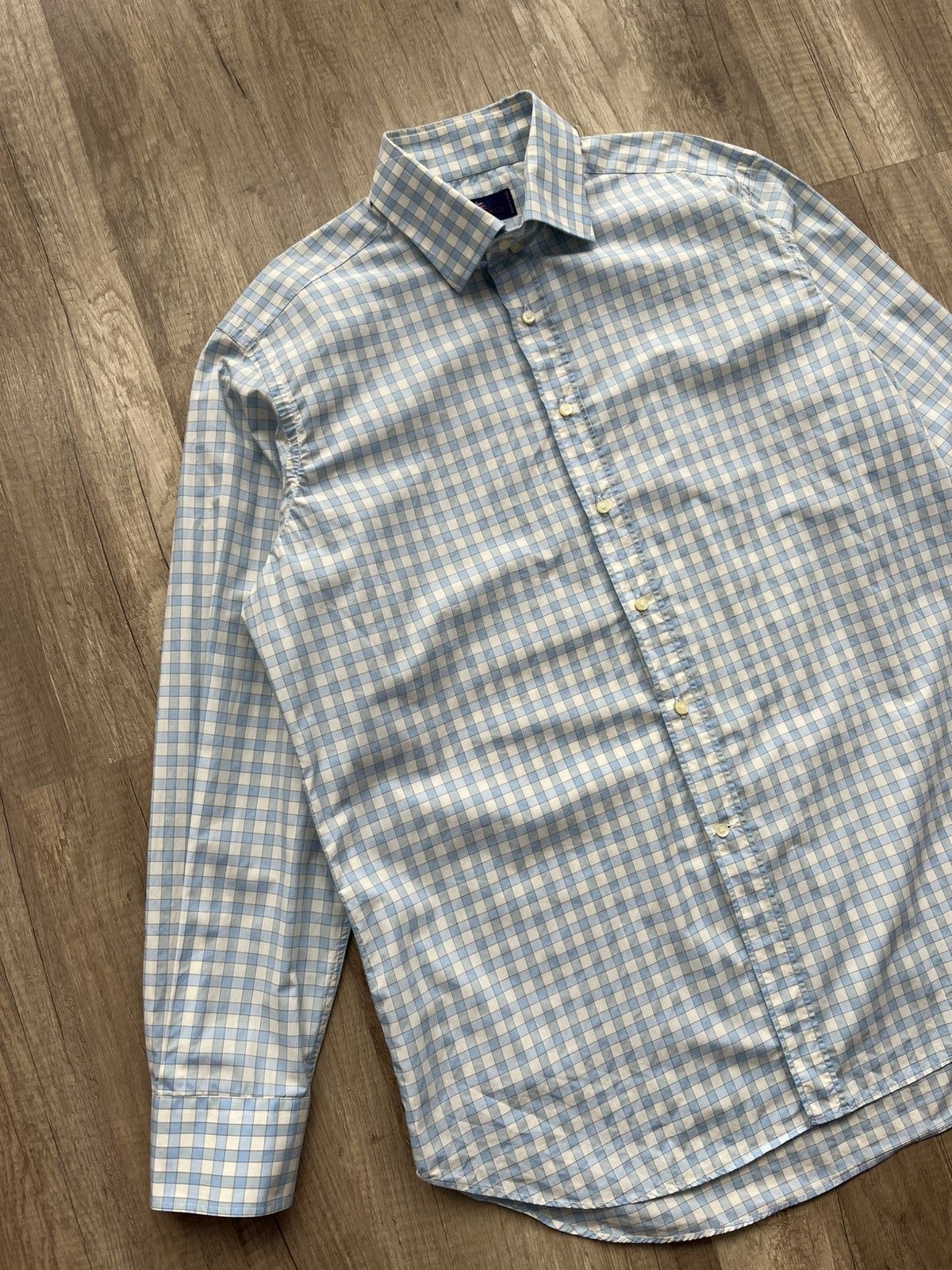Etro × Vintage Etro Plaid Shirt Blue Men's Size 44 Size US S / EU 44-46 / 1 - 2 Thumbnail