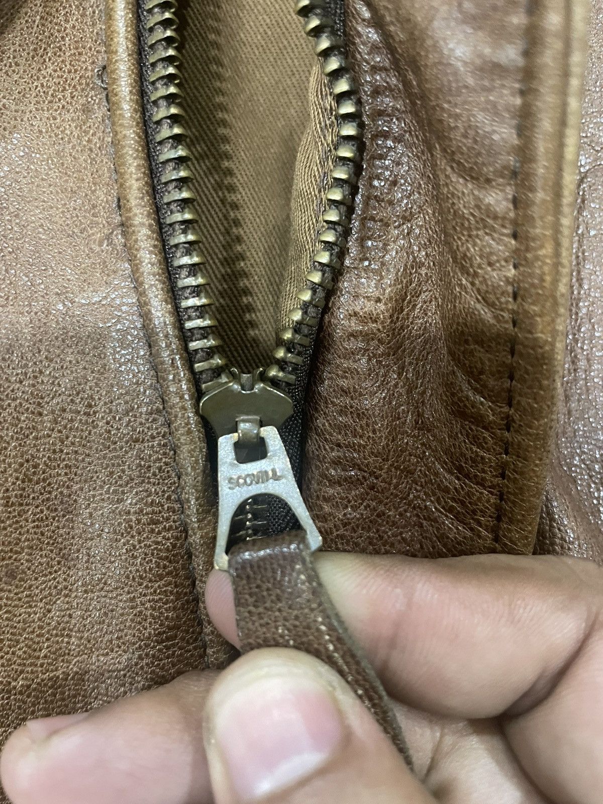 Leather 🔥VTG TYPE A-2 AVIATION LEATHER JACKET Size US M / EU 48-50 / 2 - 9 Thumbnail