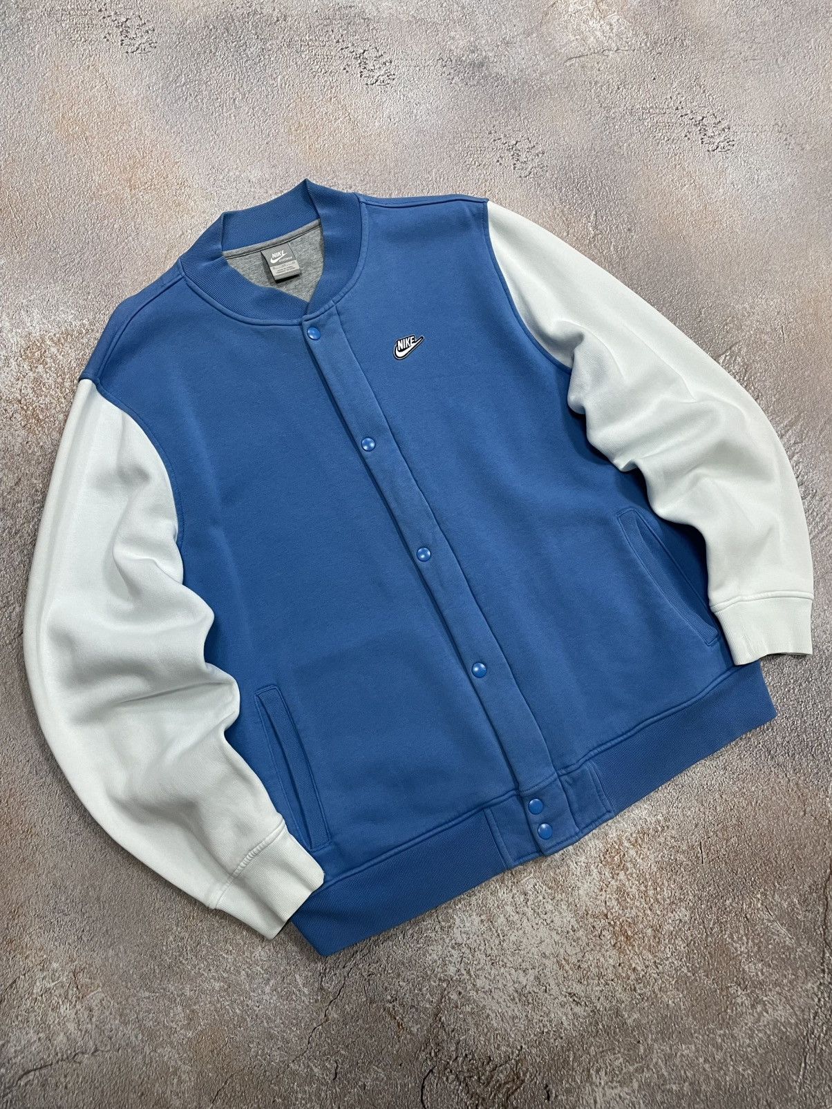 Nike Vintage Nike Small Logo Cotton Bomber Jacket Size US XL / EU 56 / 4 - 1 Thumbnail