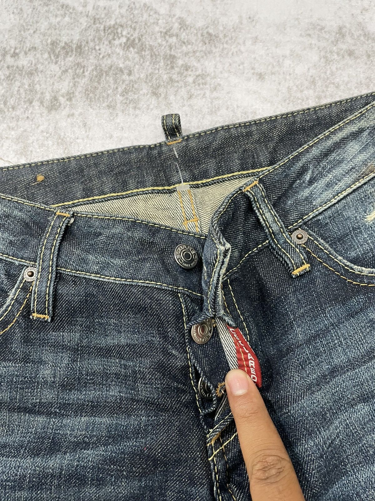 Hysteric Glamour × If Six Was Nine × Le Grande Bleu (L.G.B.) 2000s Dsquared2 skiny japan denim pants punk style Size US 28 / EU 44 - 4 Thumbnail