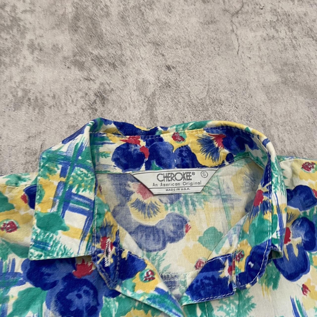 Other Floral Hawaiian shirt with blue, yellow, and white Size US S / EU 44-46 / 1 - 4 Thumbnail