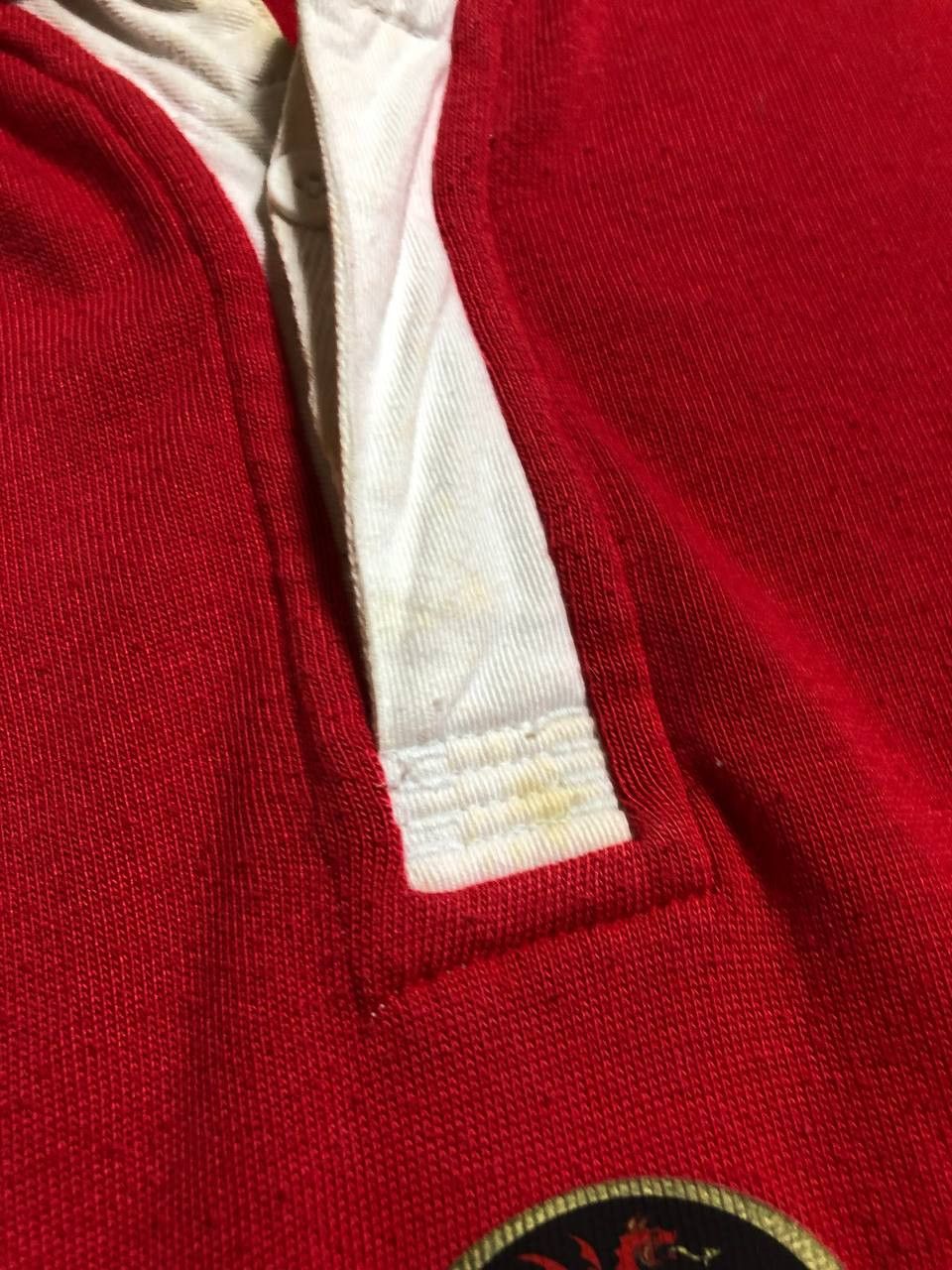 Reebok Vintage Reebok Wales Rugby Union Jersey Mens Red Shirt Size US M / EU 48-50 / 2 - 12 Thumbnail