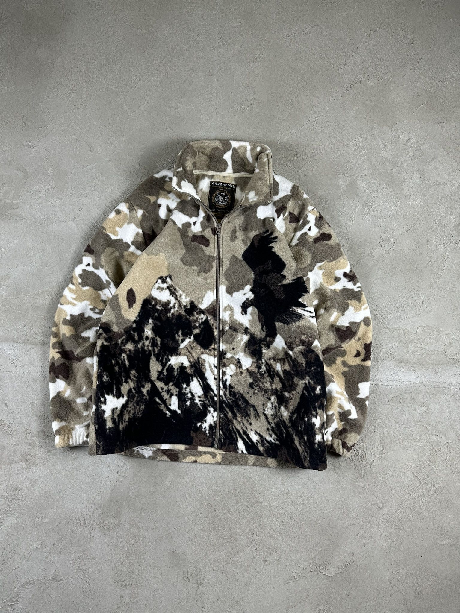 Vintage Vintage Eagle Sherpa Fleece Jacket Size US XXL / EU 58 / 5 - 1 Thumbnail